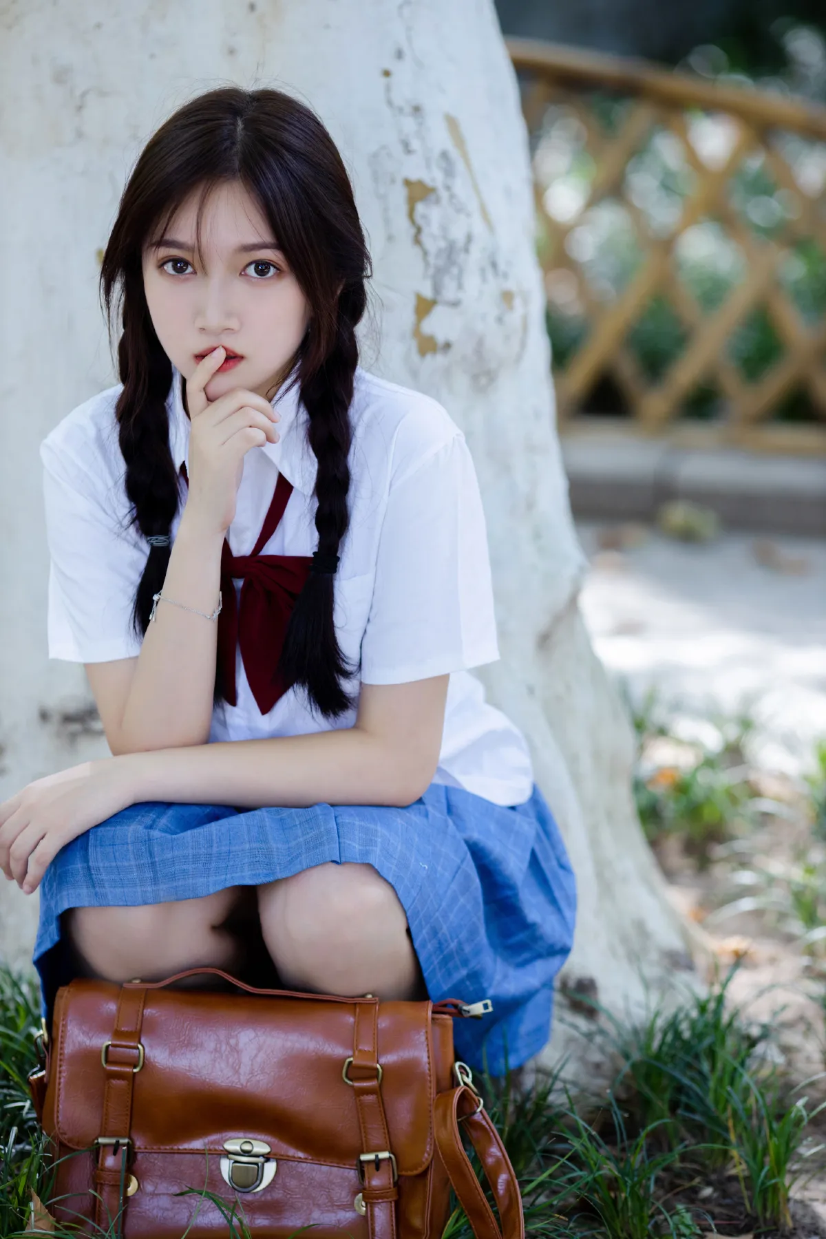 初夏的少女