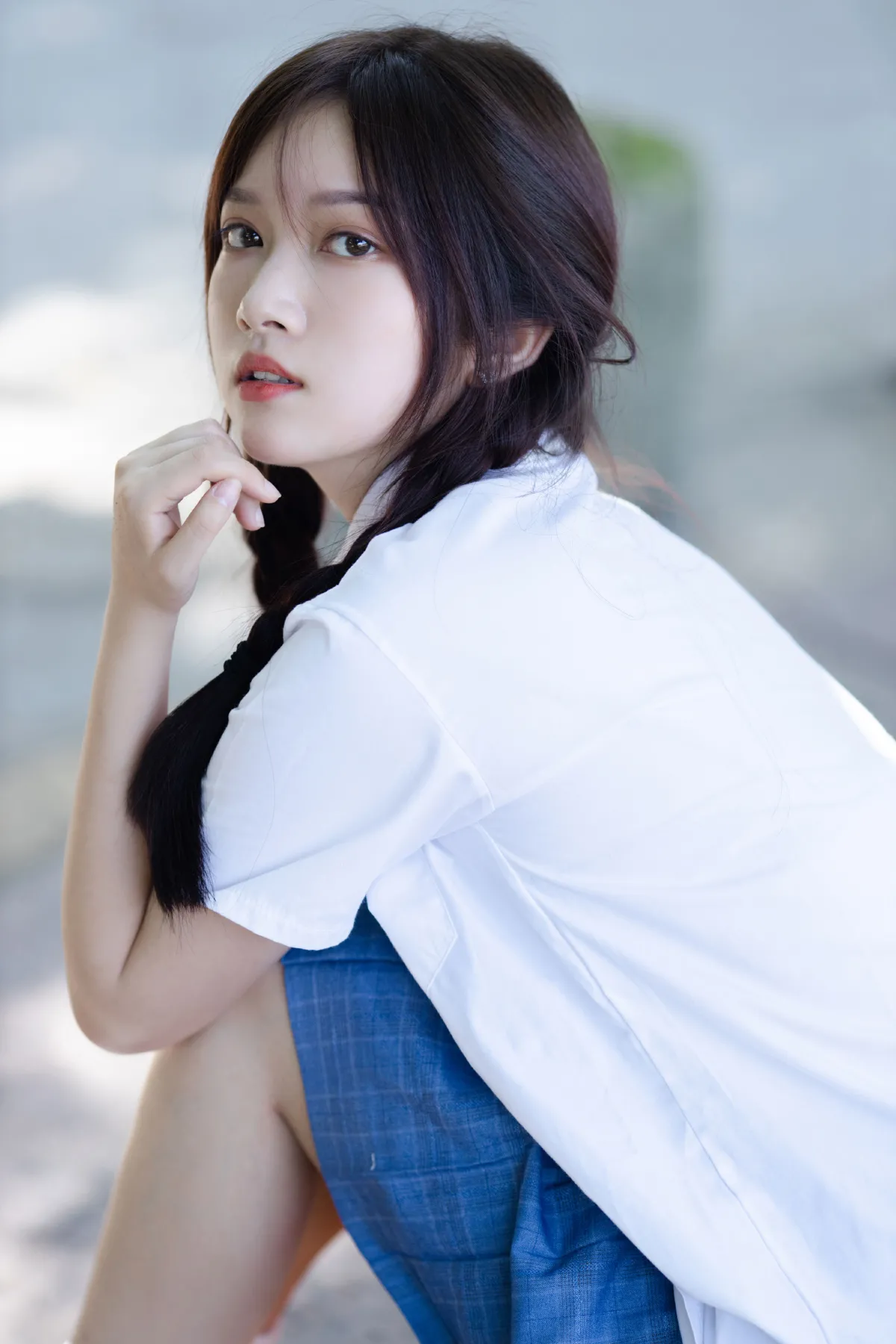 初夏的少女