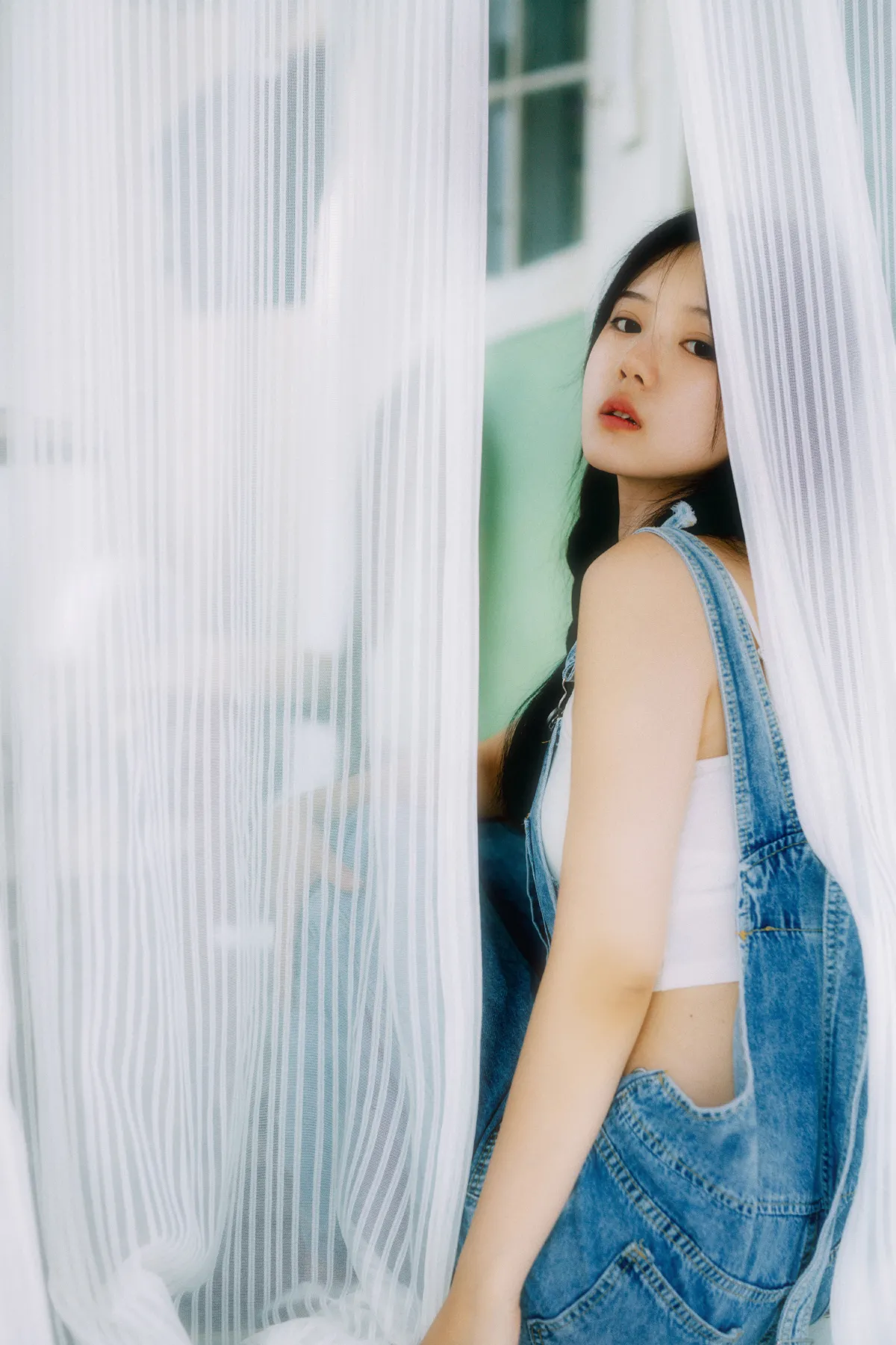 蓝与白