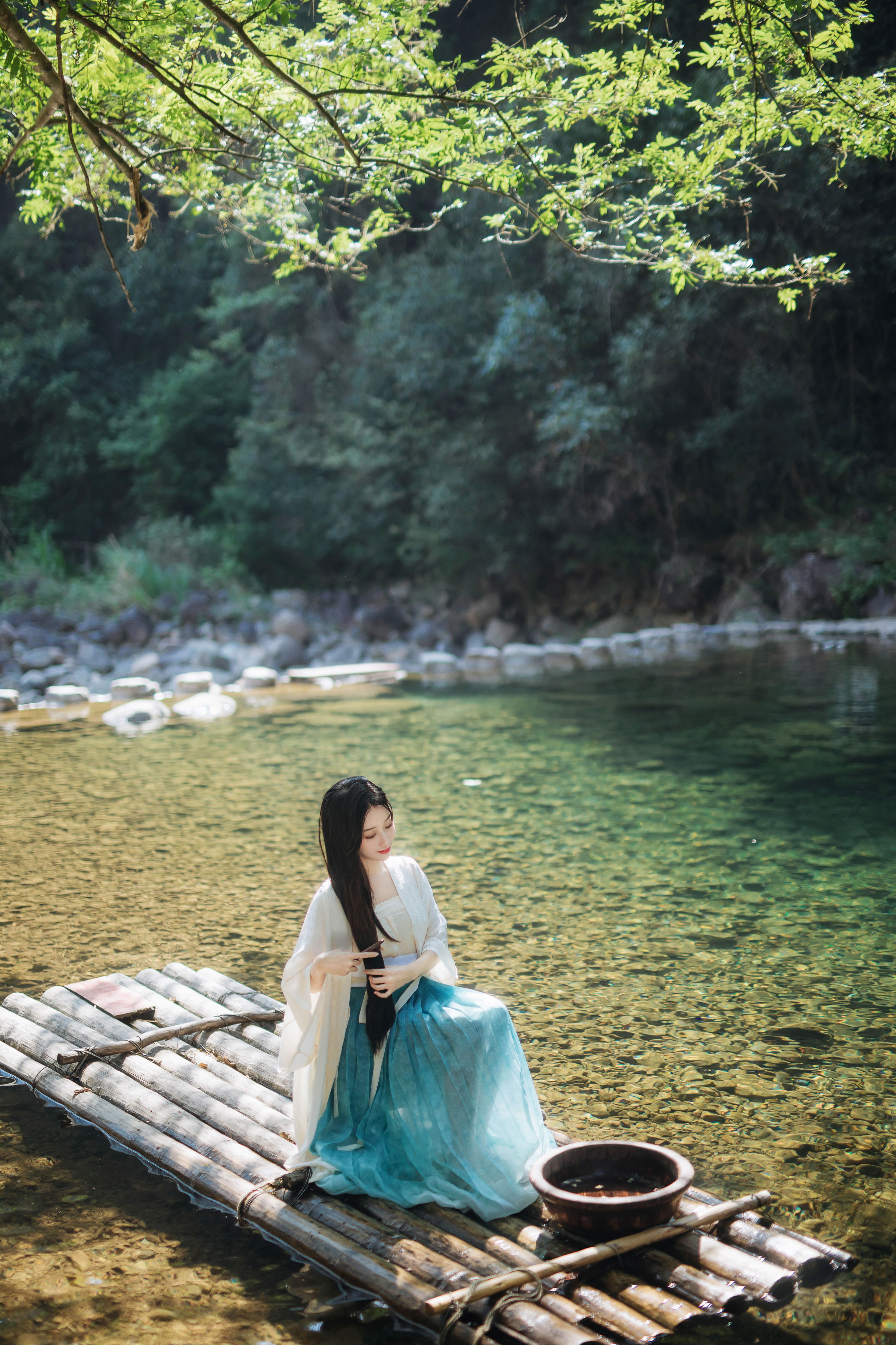 仙女洗头
