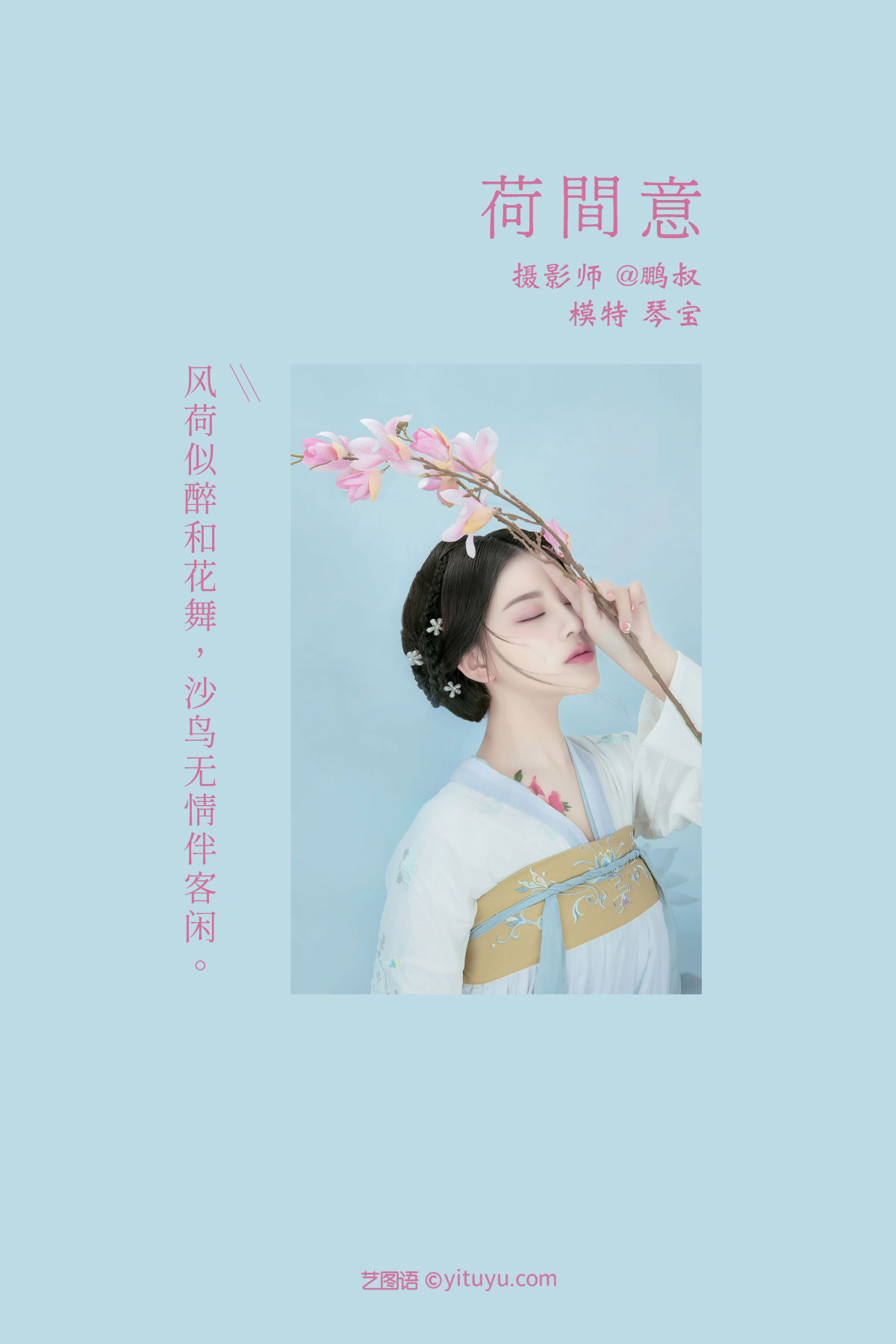 @鹏叔_琴宝《荷间意》美图作品图片2