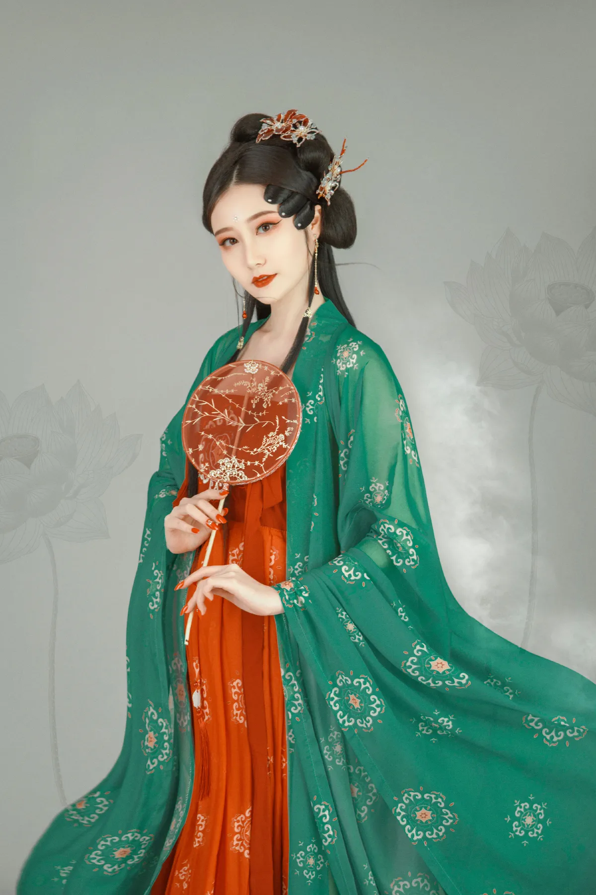 @鹏叔_娜宝《采莲令》美图作品图片3