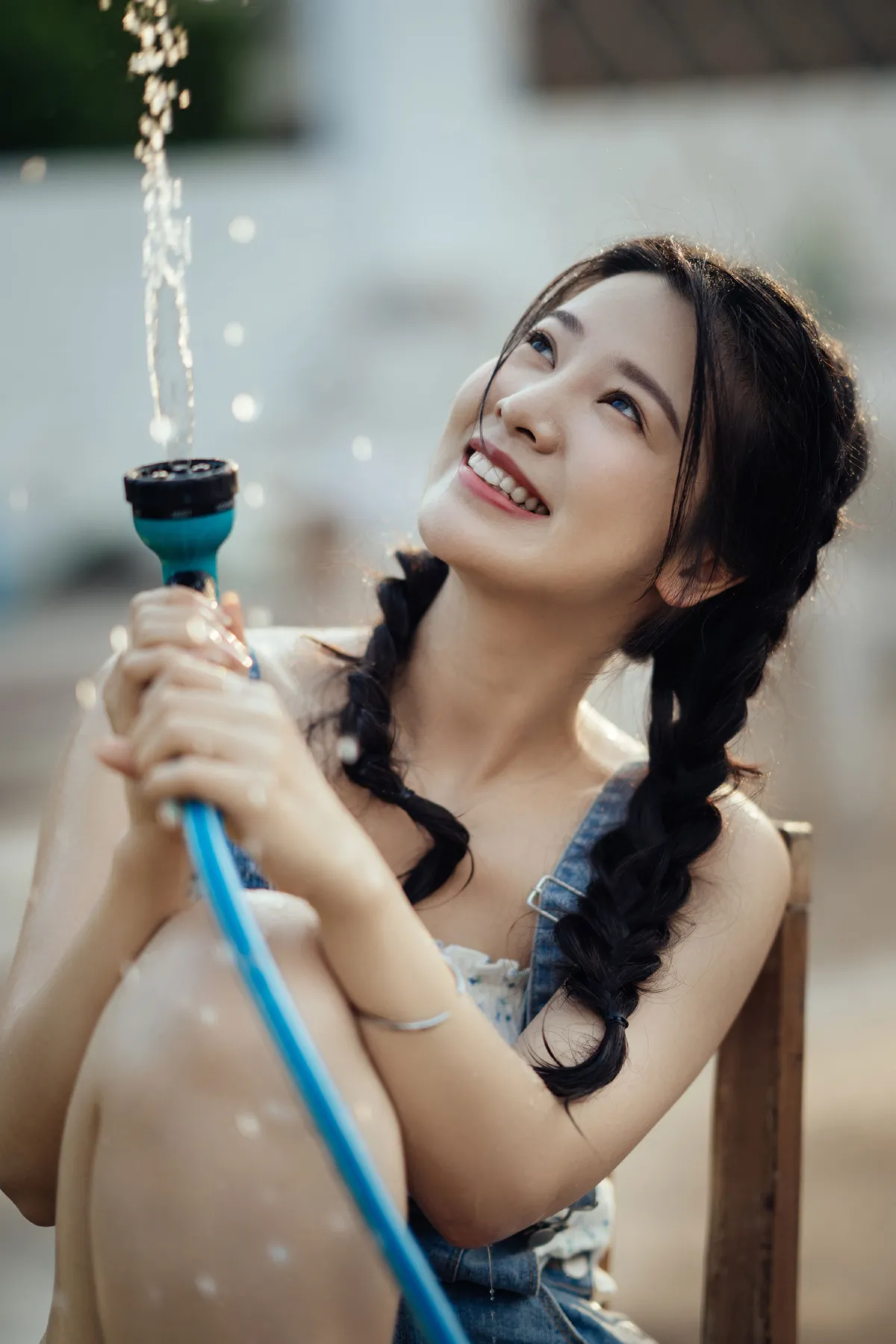 来自夏日玩水的简单快乐