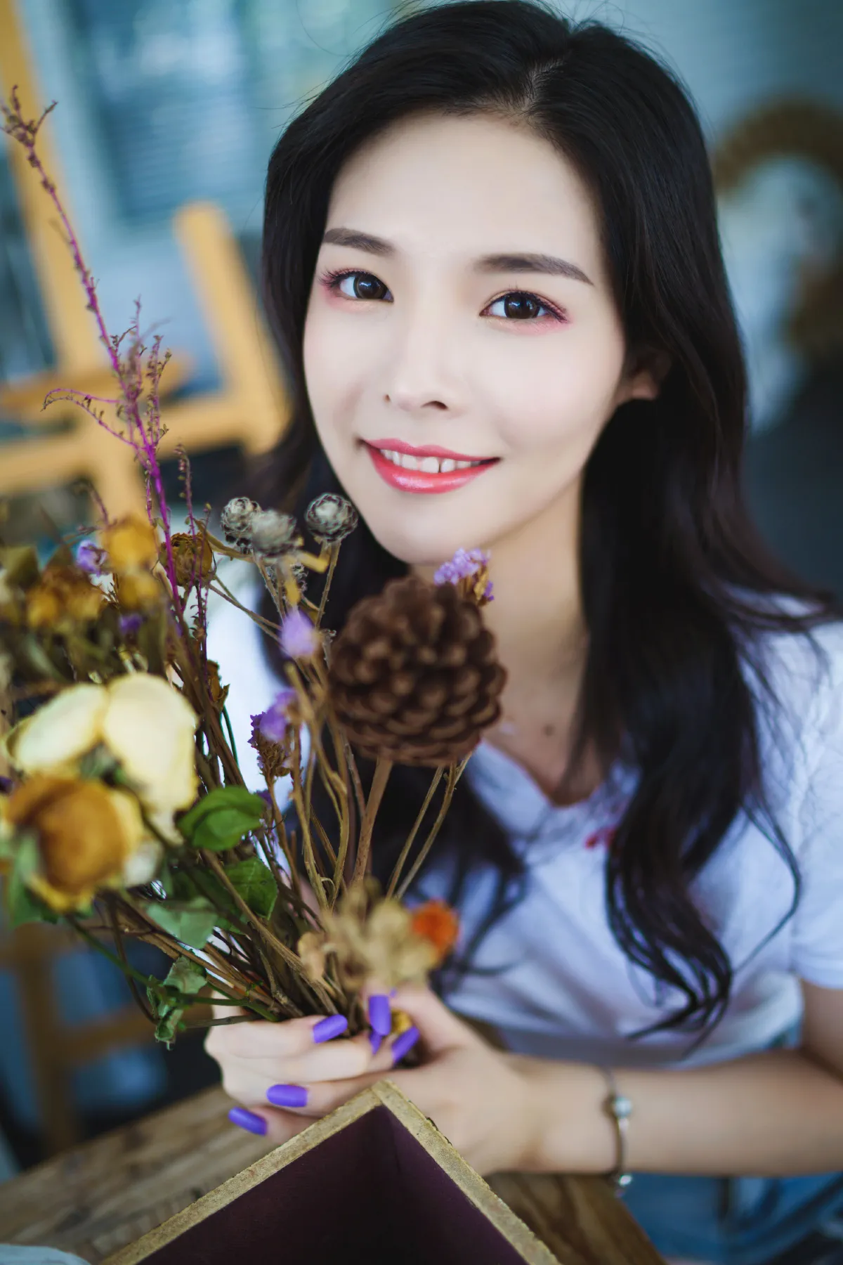 大长腿女孩的私房照2
