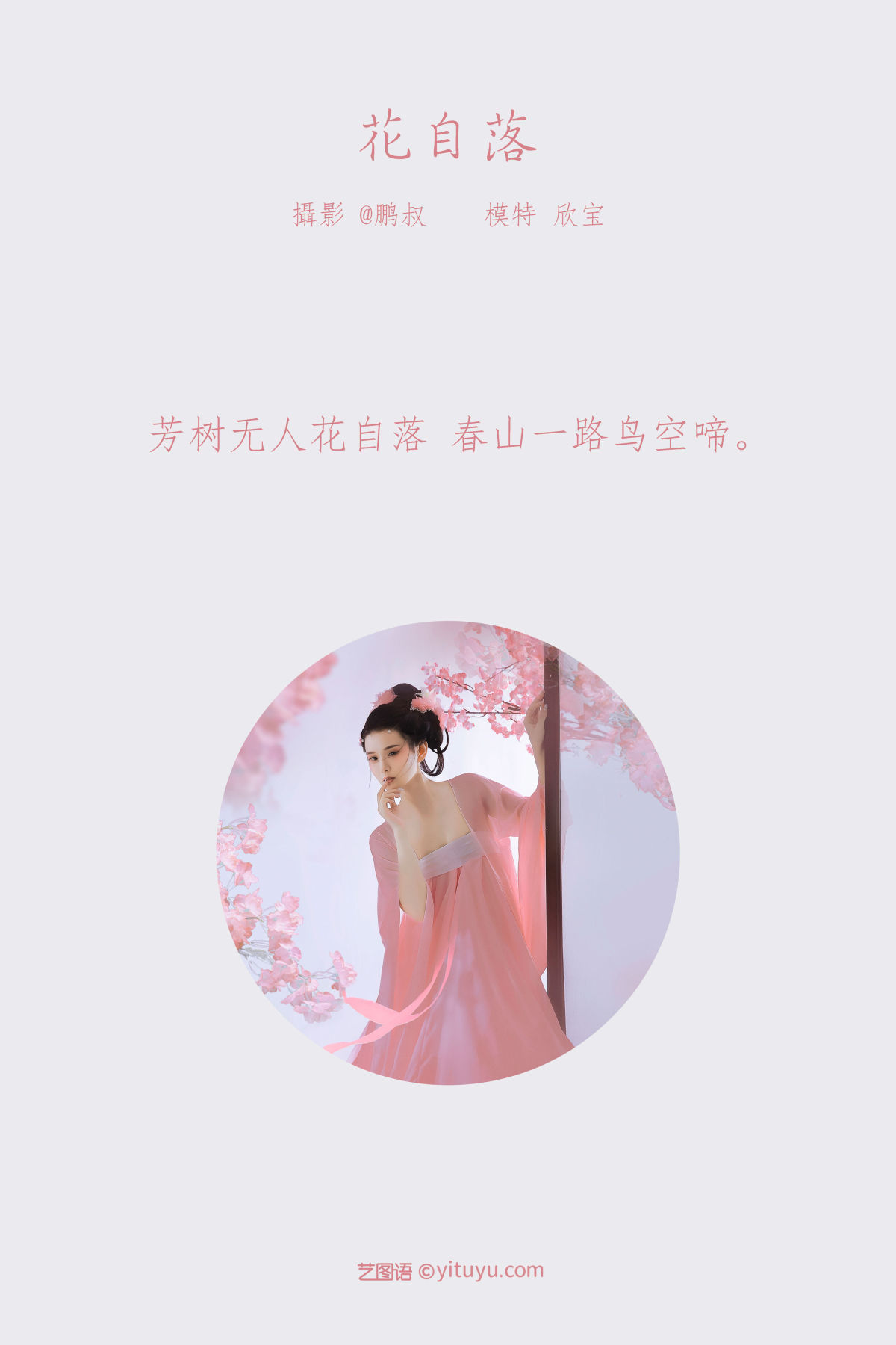 @鹏叔_欣宝《花自落》美图作品图片2