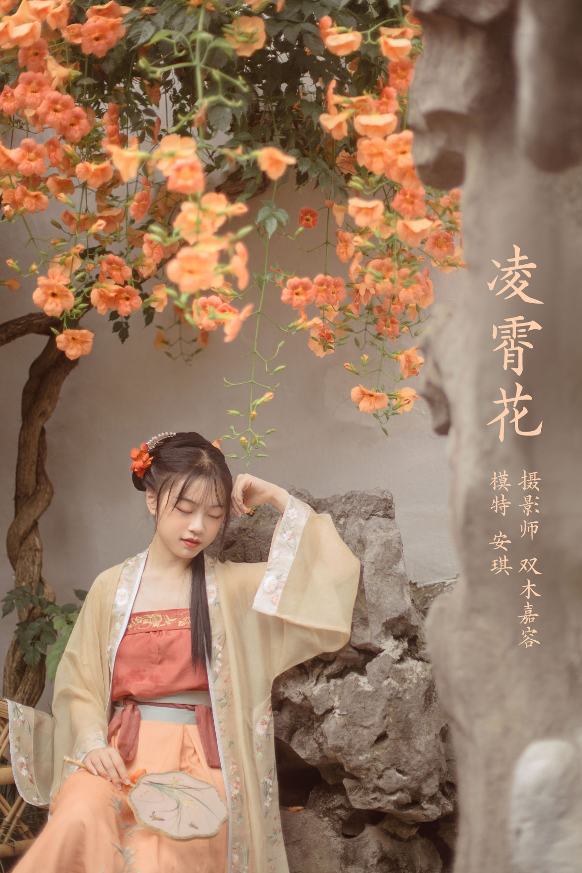 双木嘉容_安安安格拉《凌霄花》美图作品图片1