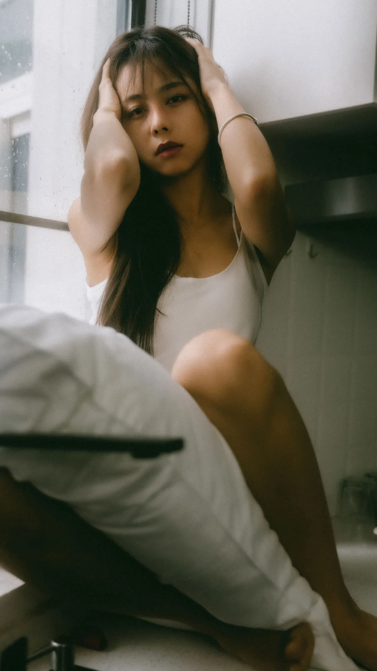 白色睡衣