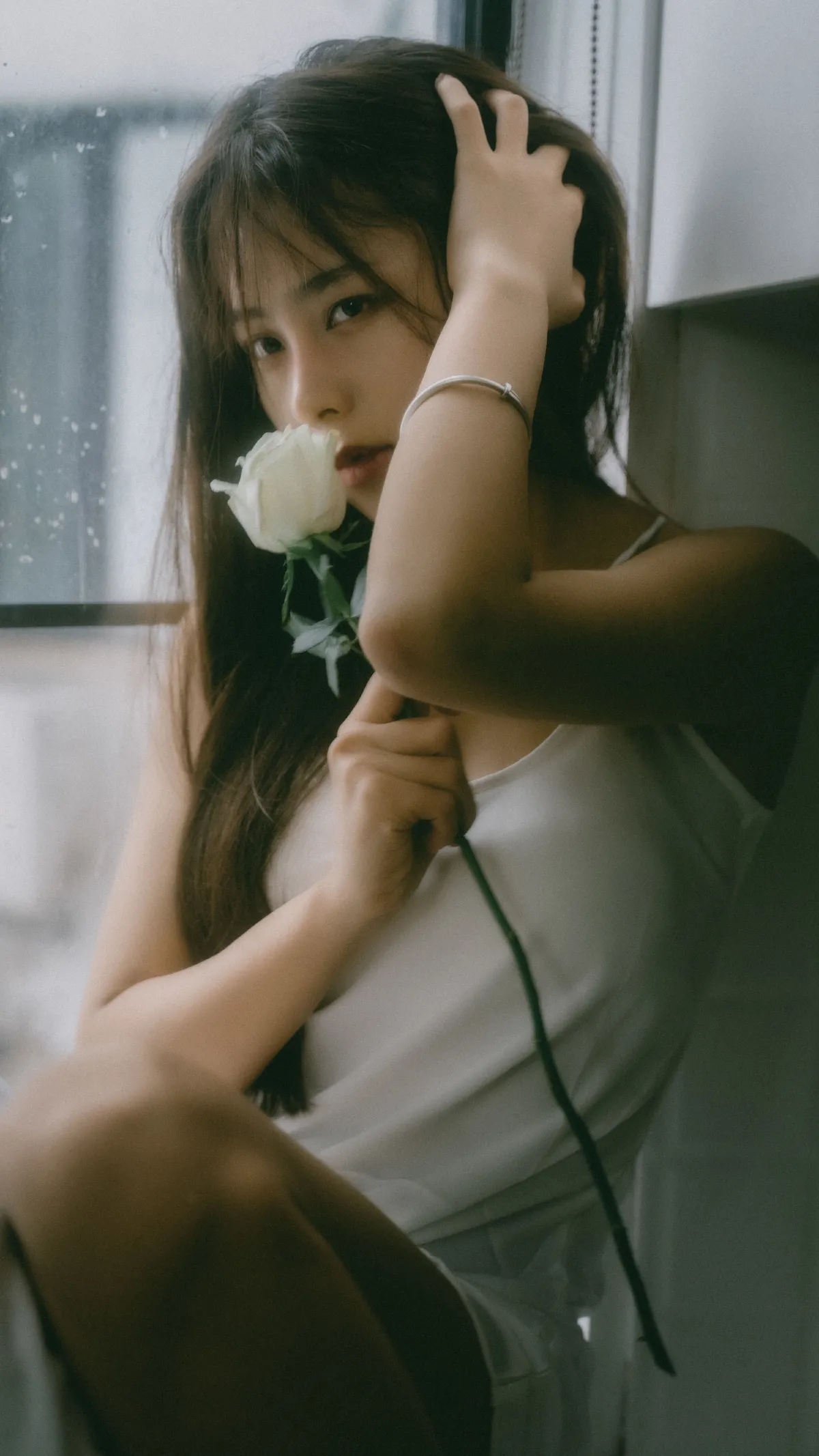 大鱼76_小浦《白色睡衣》美图作品图片3