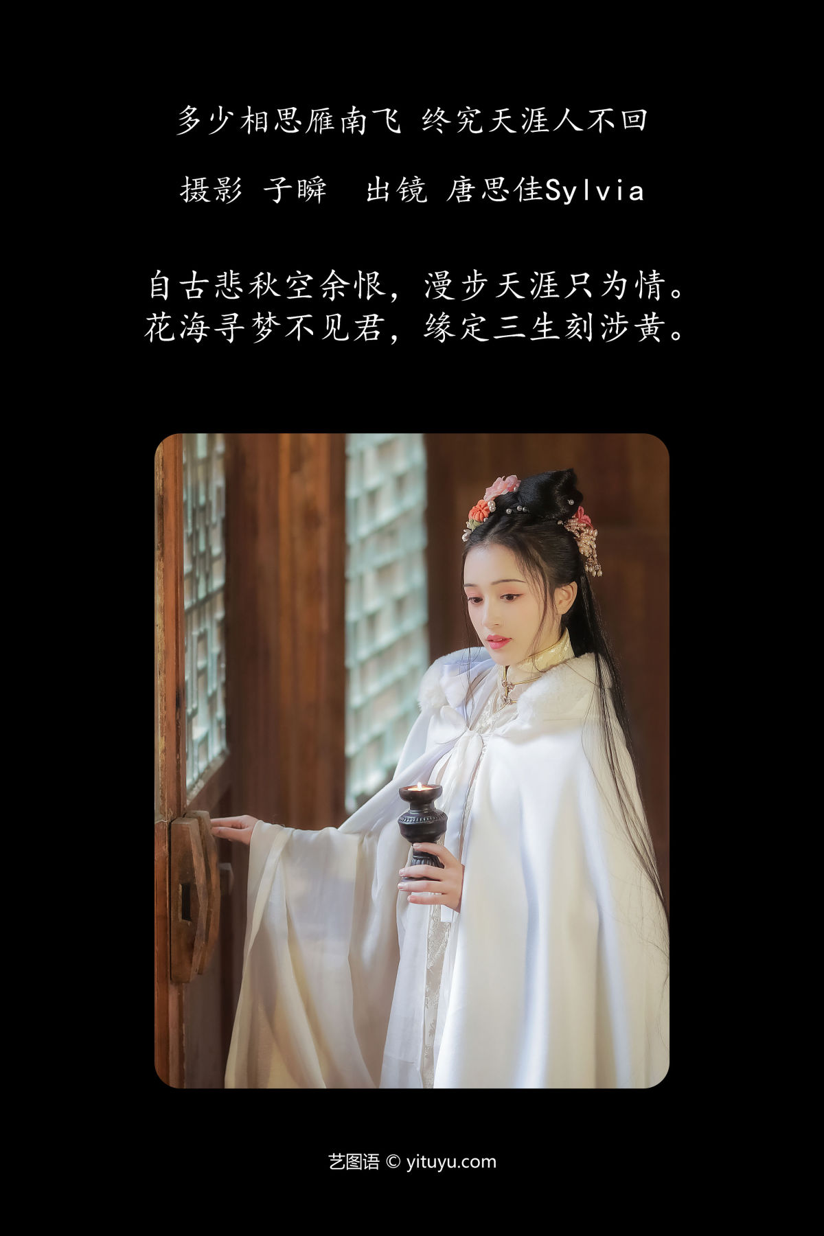 子瞬_唐思佳Sylvia《多少相思雁南飞，终究天涯人不回》美图作品图片2