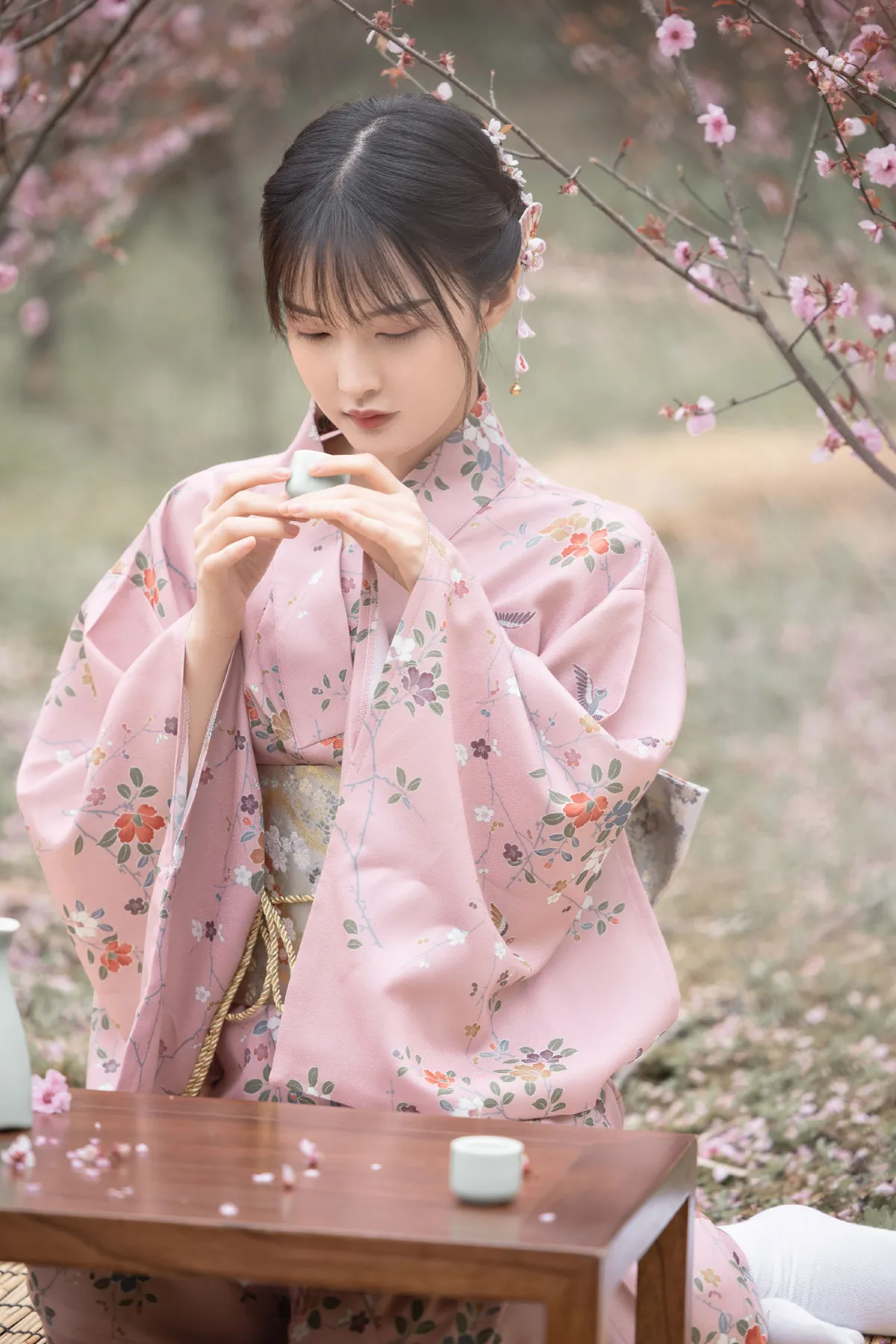 桃花和服1