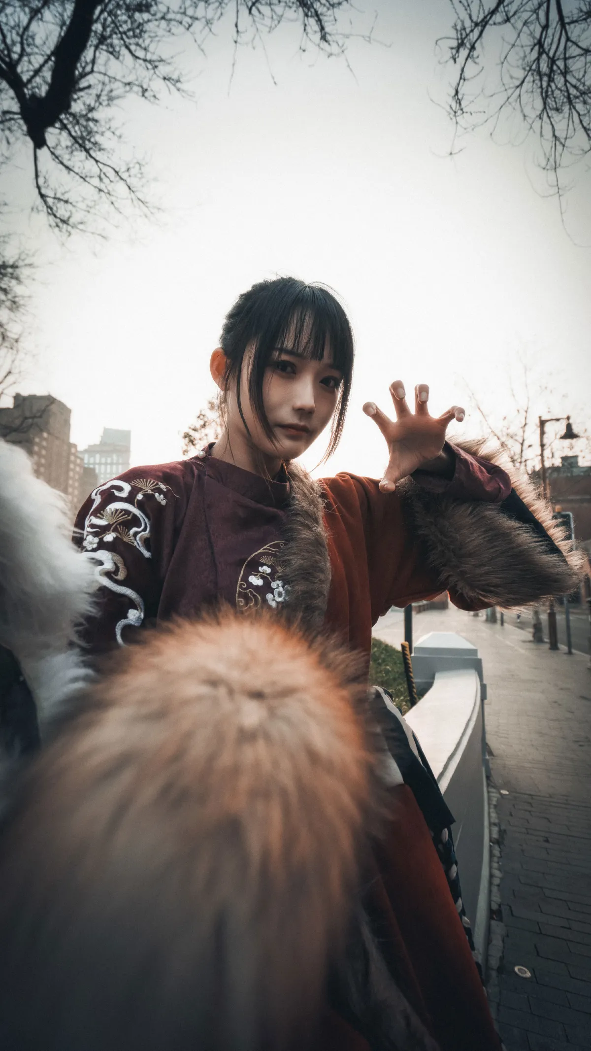舞狮少女