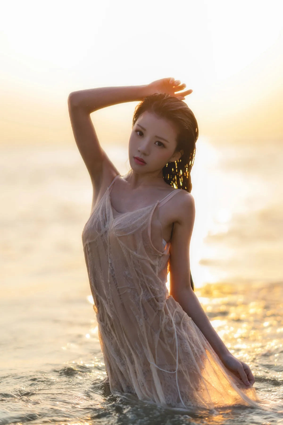夕阳下沉醉