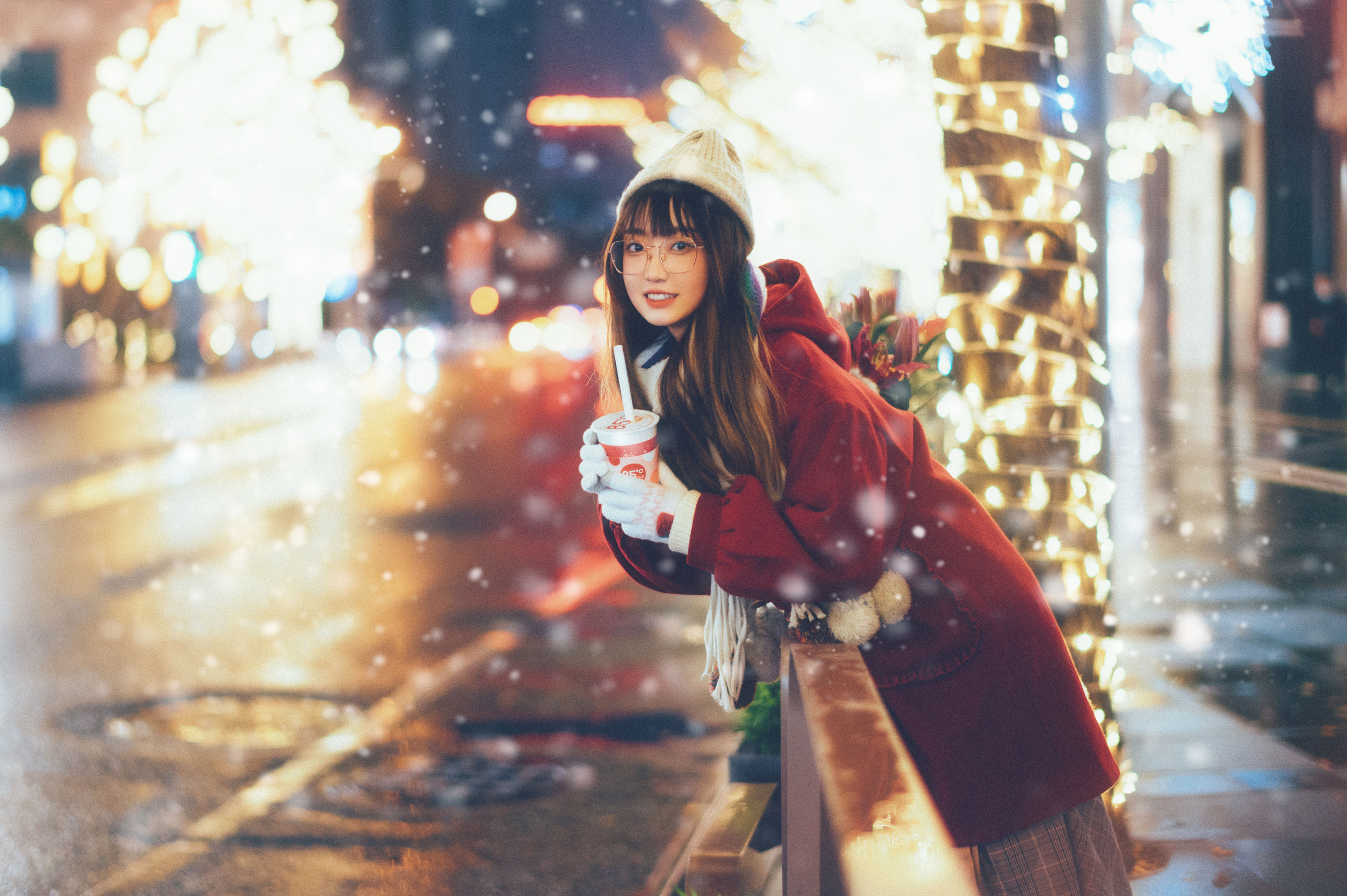 你的城市下了雪