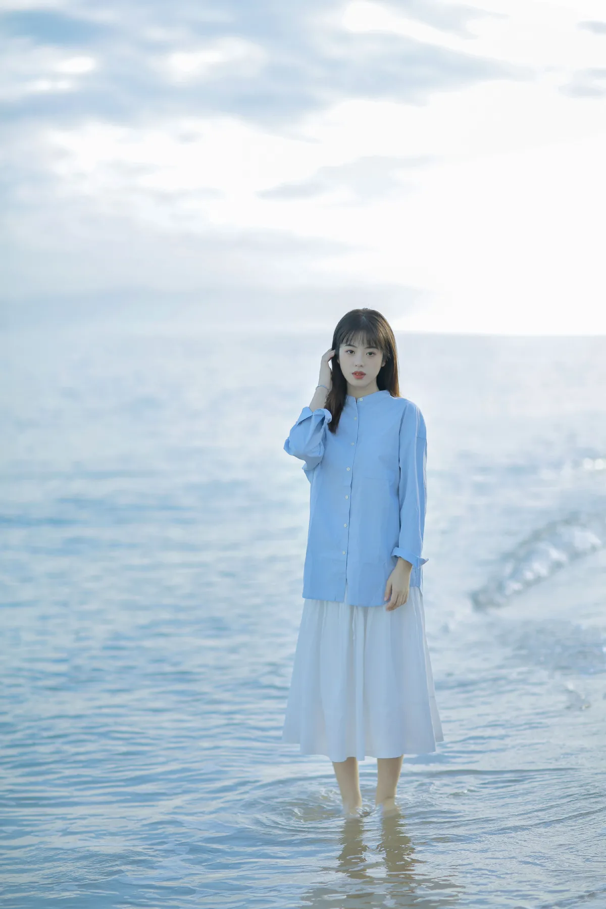 蓝色海边