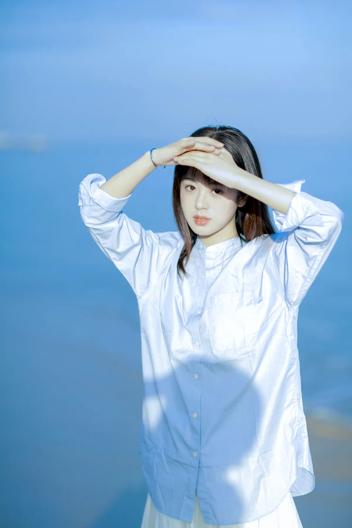 蓝色海边