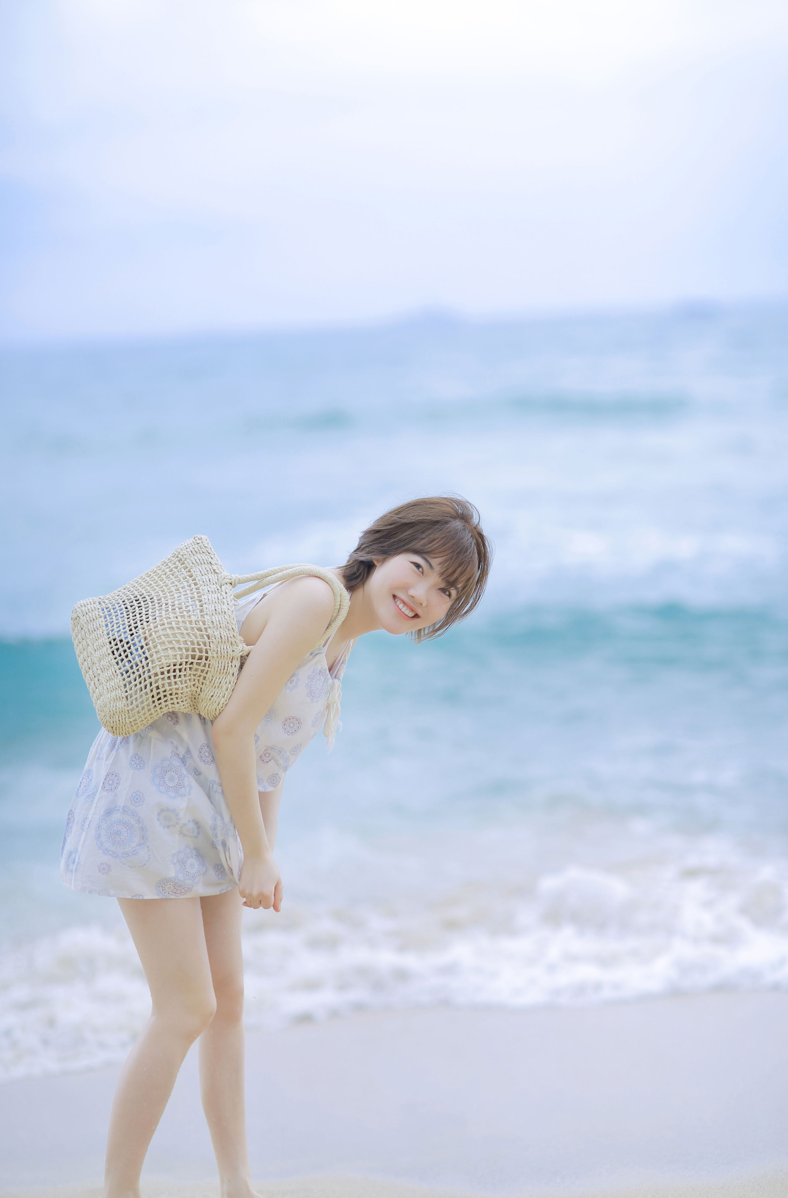 海边日系少女