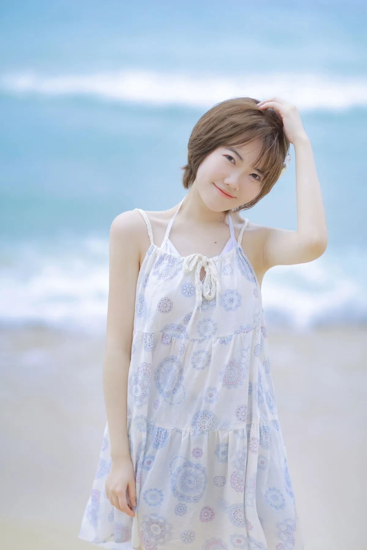 海边日系少女