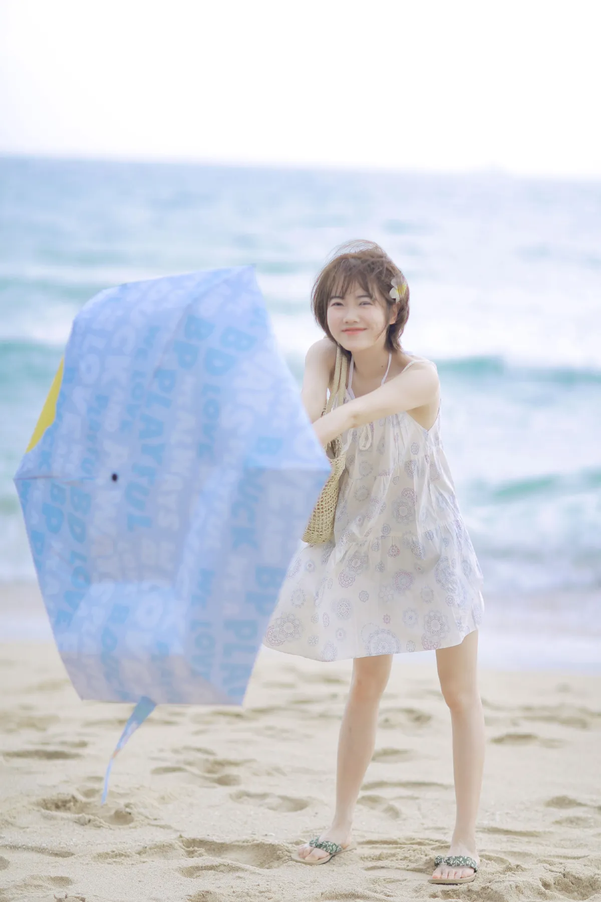 海边日系少女