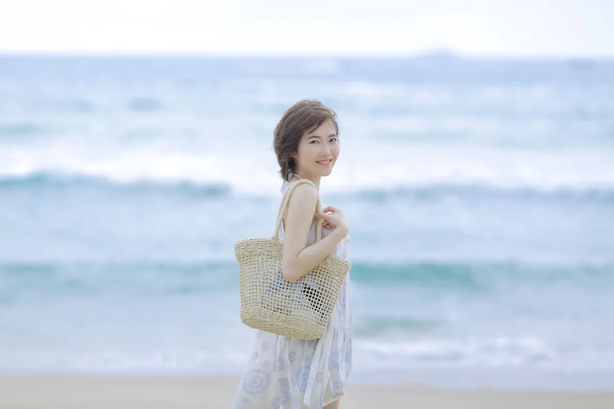 海边日系少女
