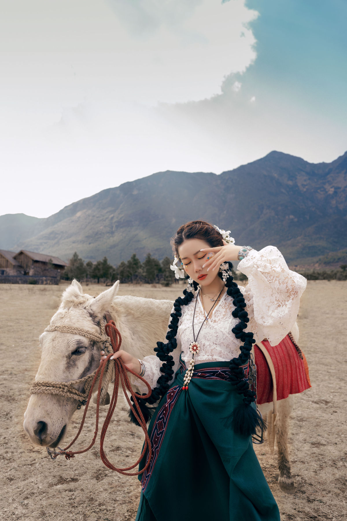 十一_邓娃儿《藏族少女》美图作品图片3