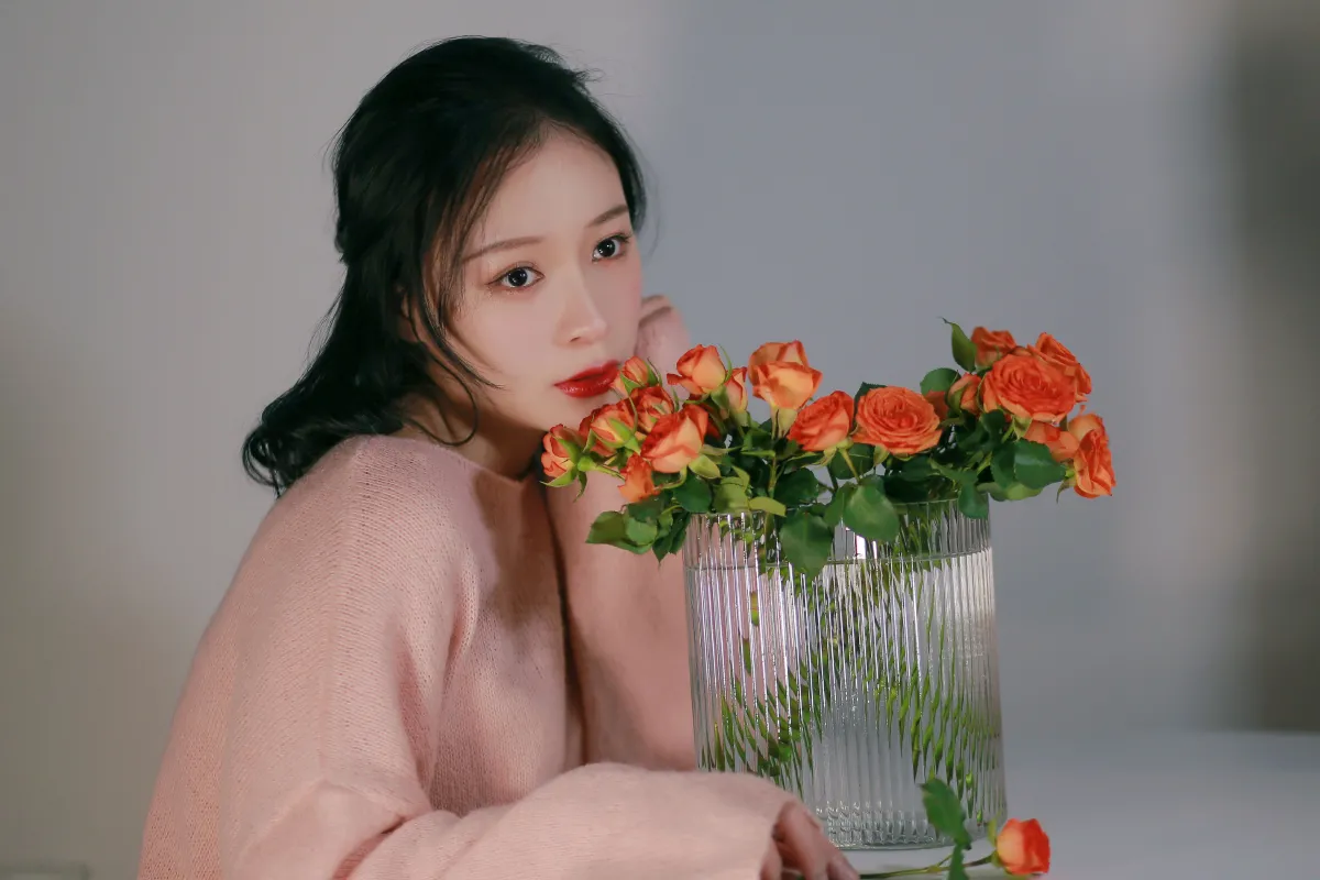 花与少女