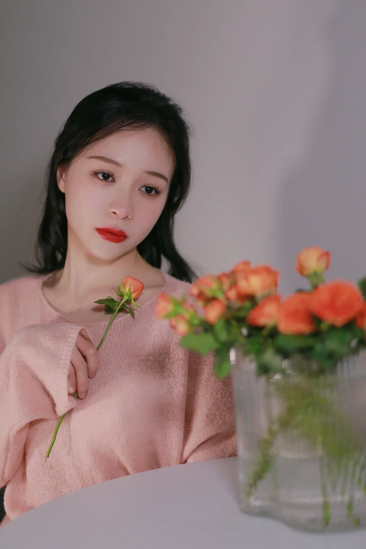 花与少女