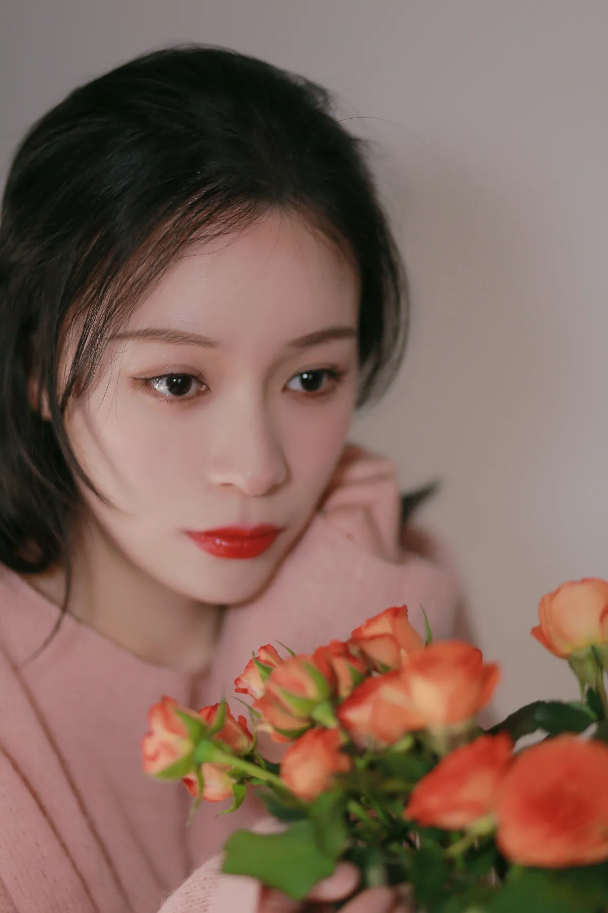 花与少女