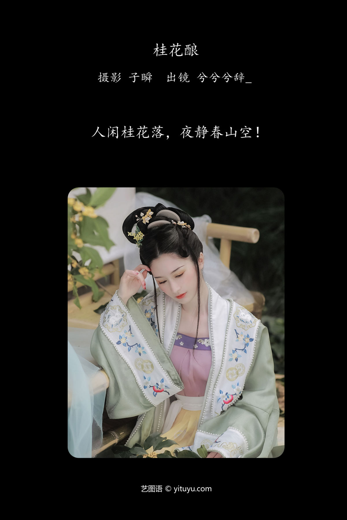 子瞬_兮兮兮辞_ 《桂花酿》美图作品图片2