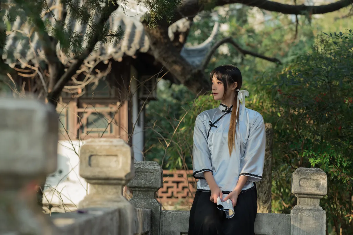 魔颜社D叔_兔子Zzz不吃胡萝卜《碧玉》美图作品图片3