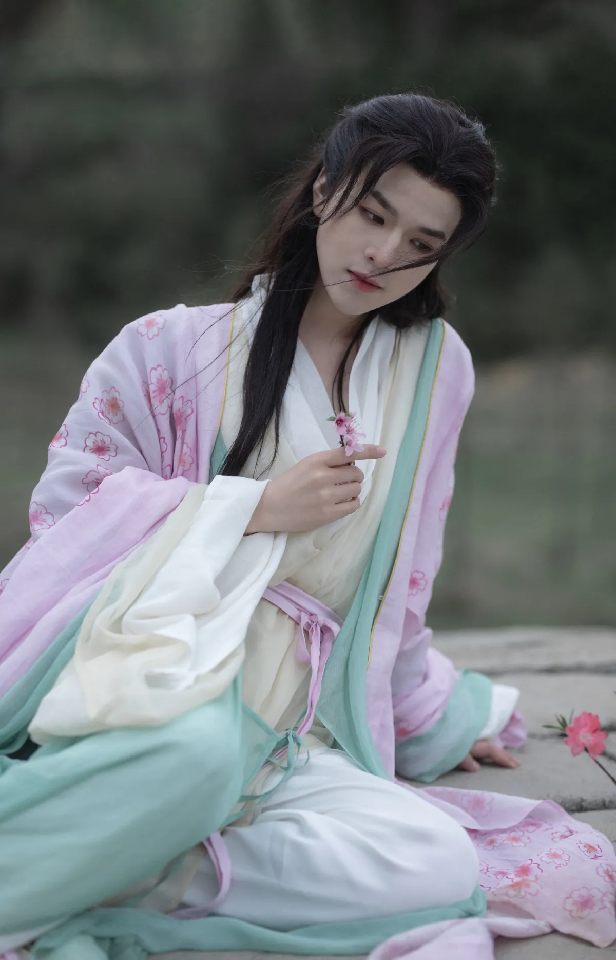 花间_李宇轩Yashon《桃花仙人》美图作品图片4