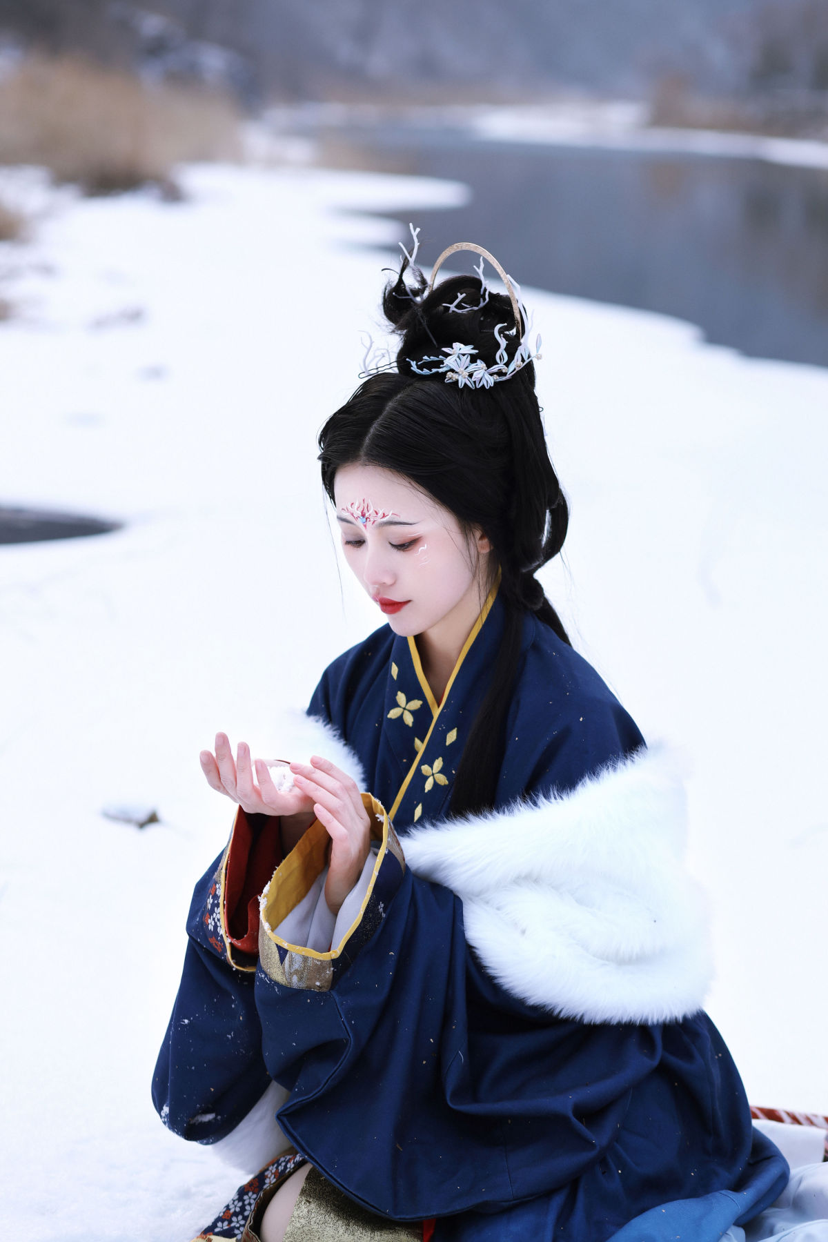 摄影师桐子_青霜鹅《雪山山神》美图作品图片5