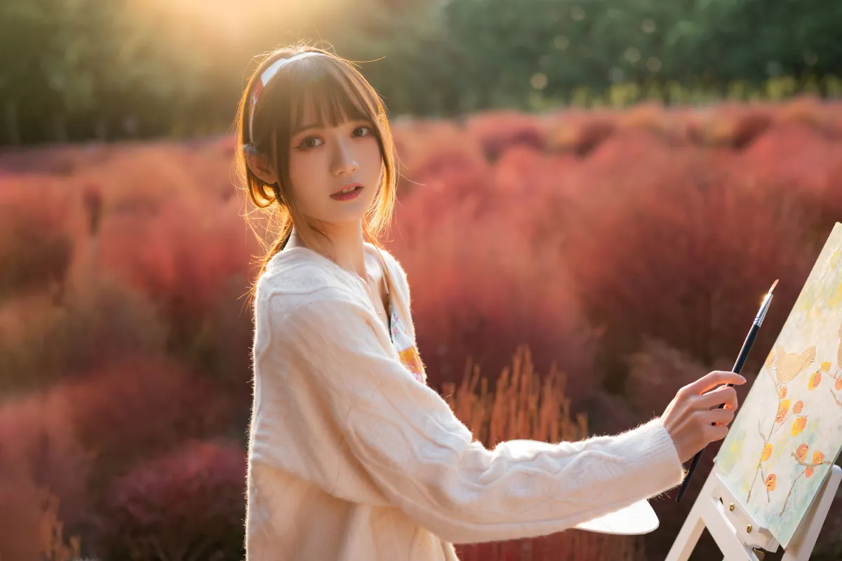 地肤花开