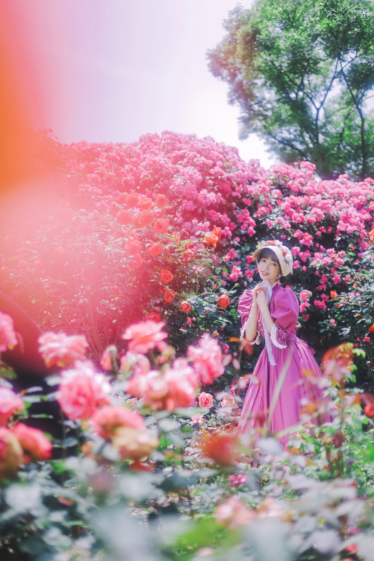 少女的裙摆