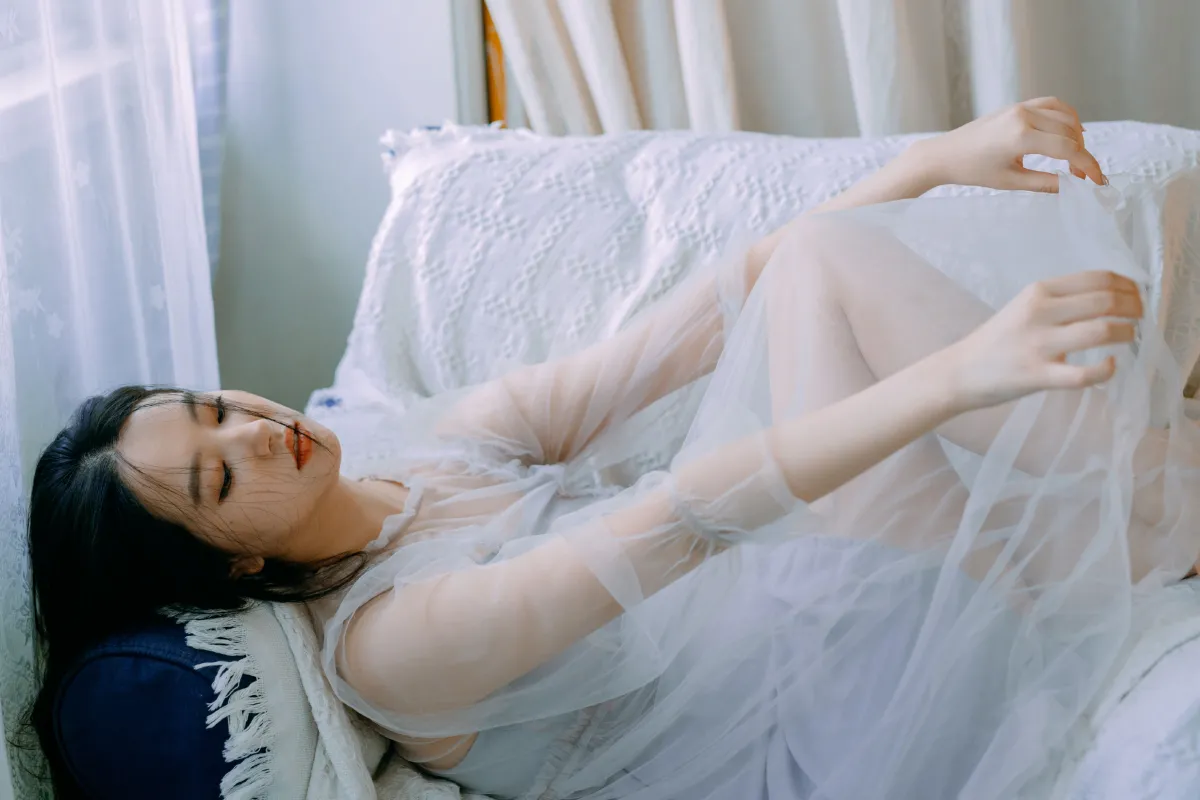紫色的纱