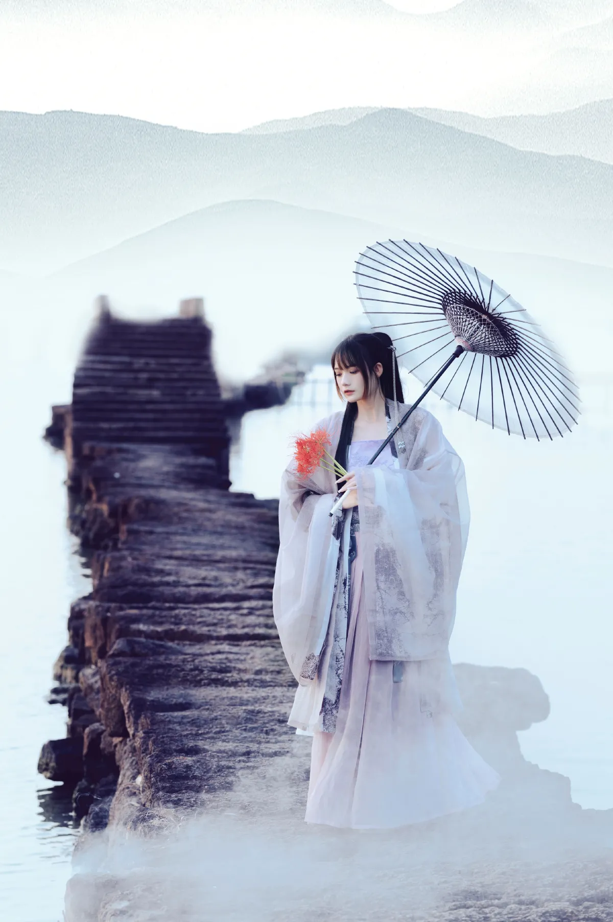 暮空照水