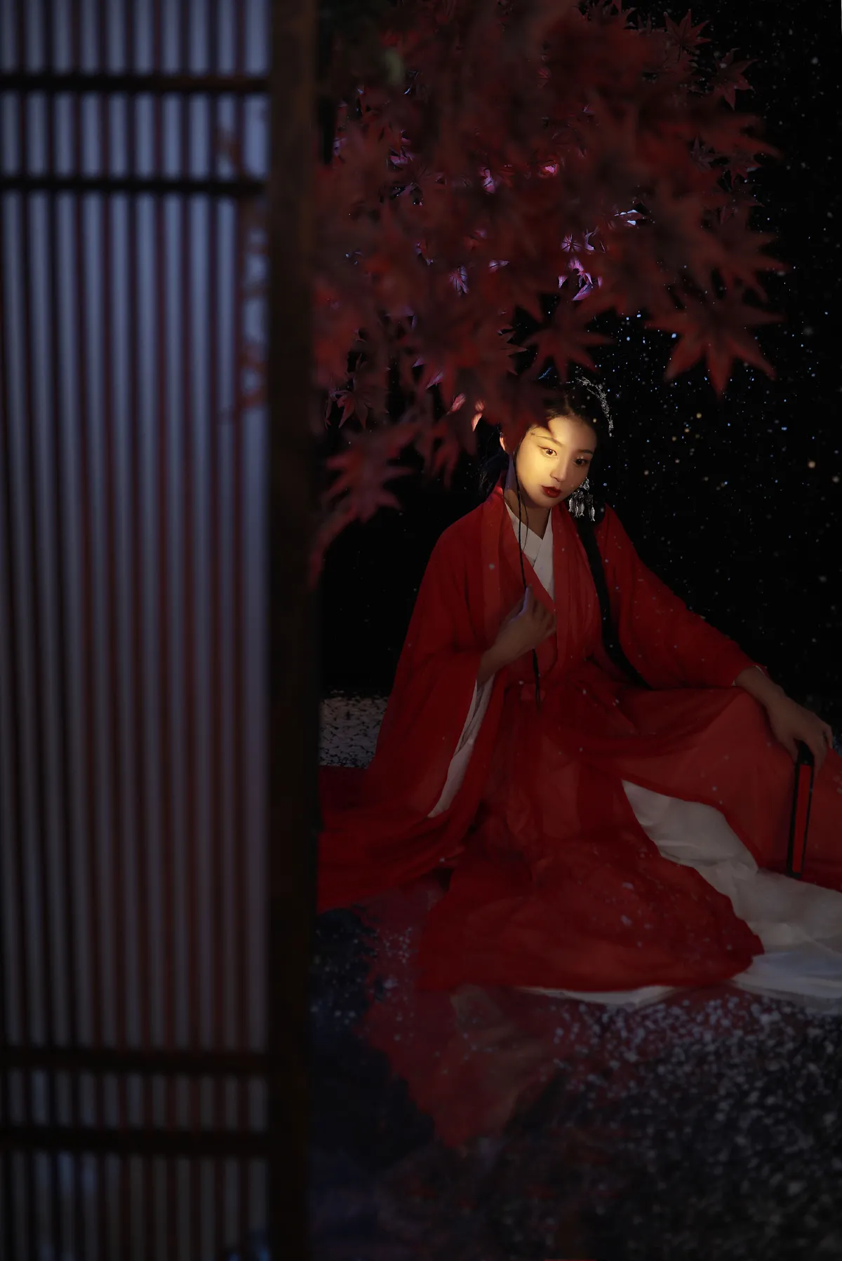 夜深知雪重