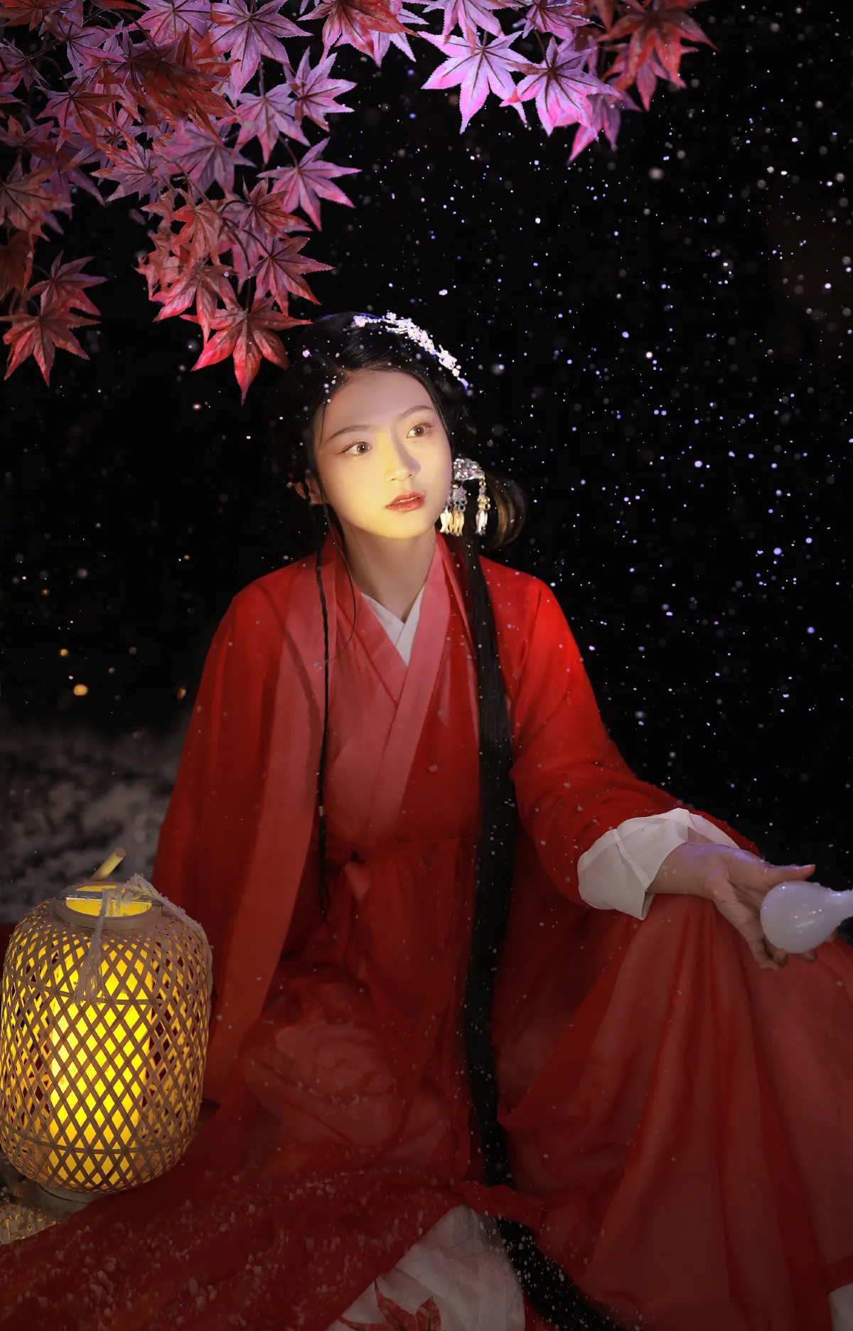夜深知雪重