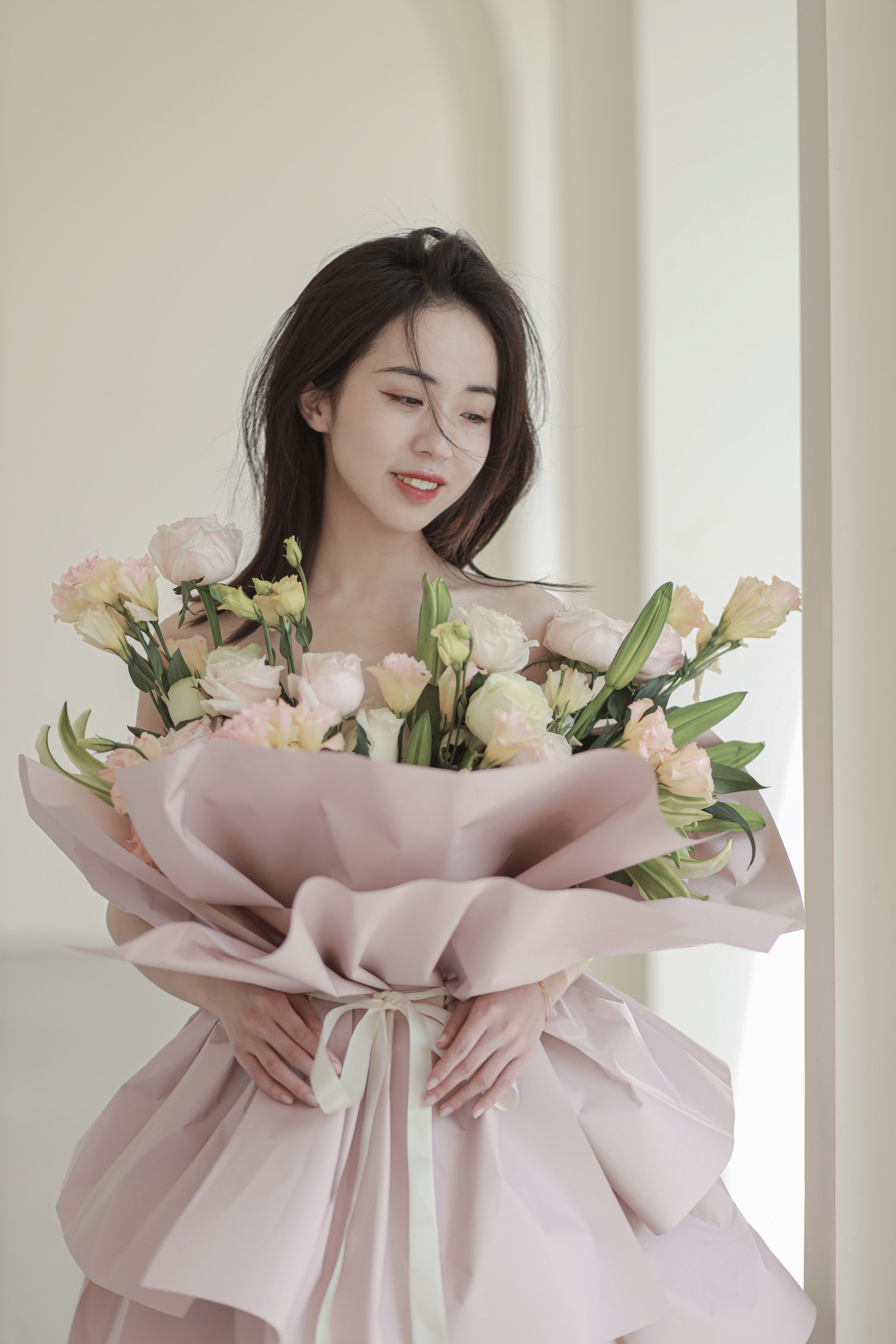 花与少女