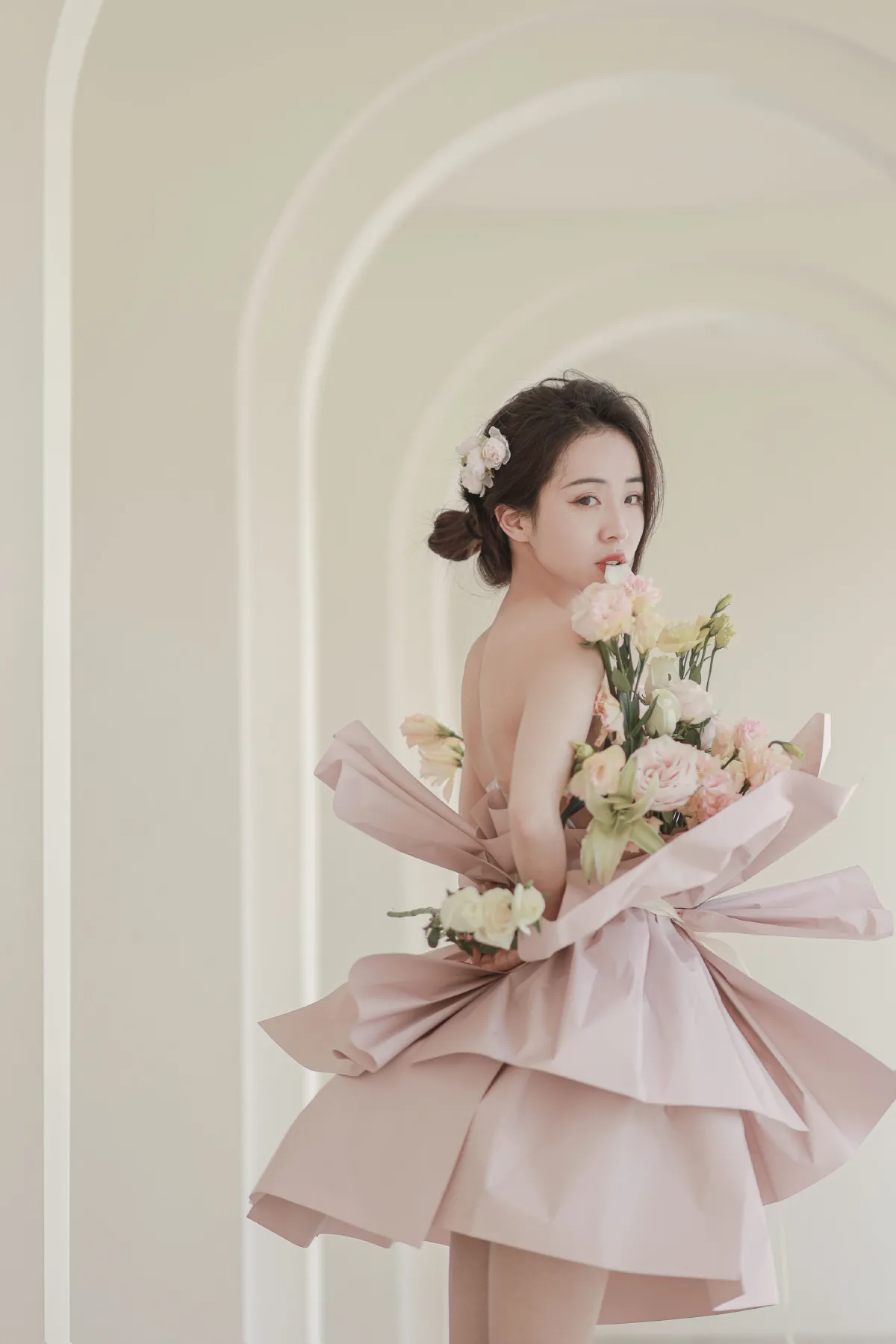花与少女