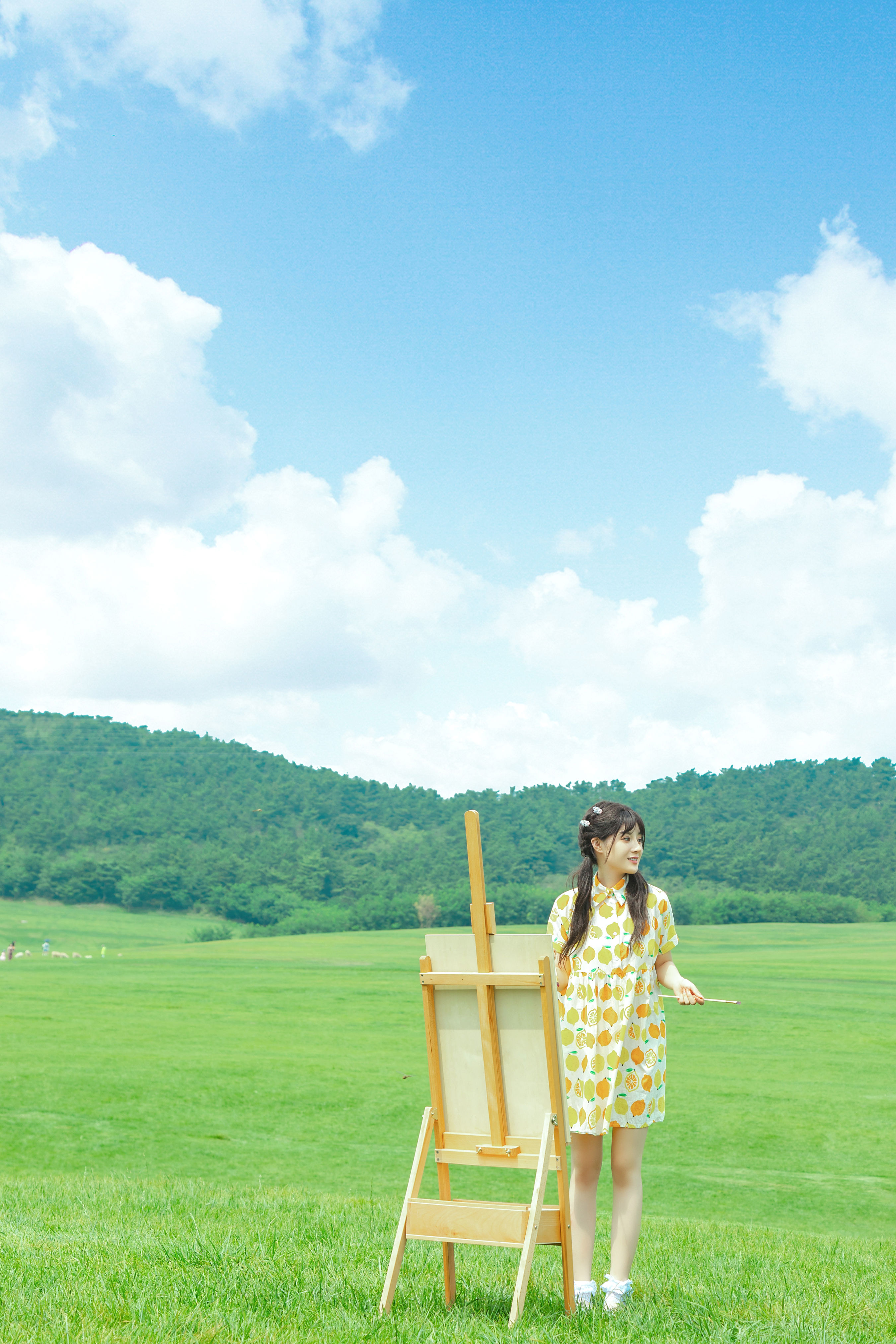 画画少女