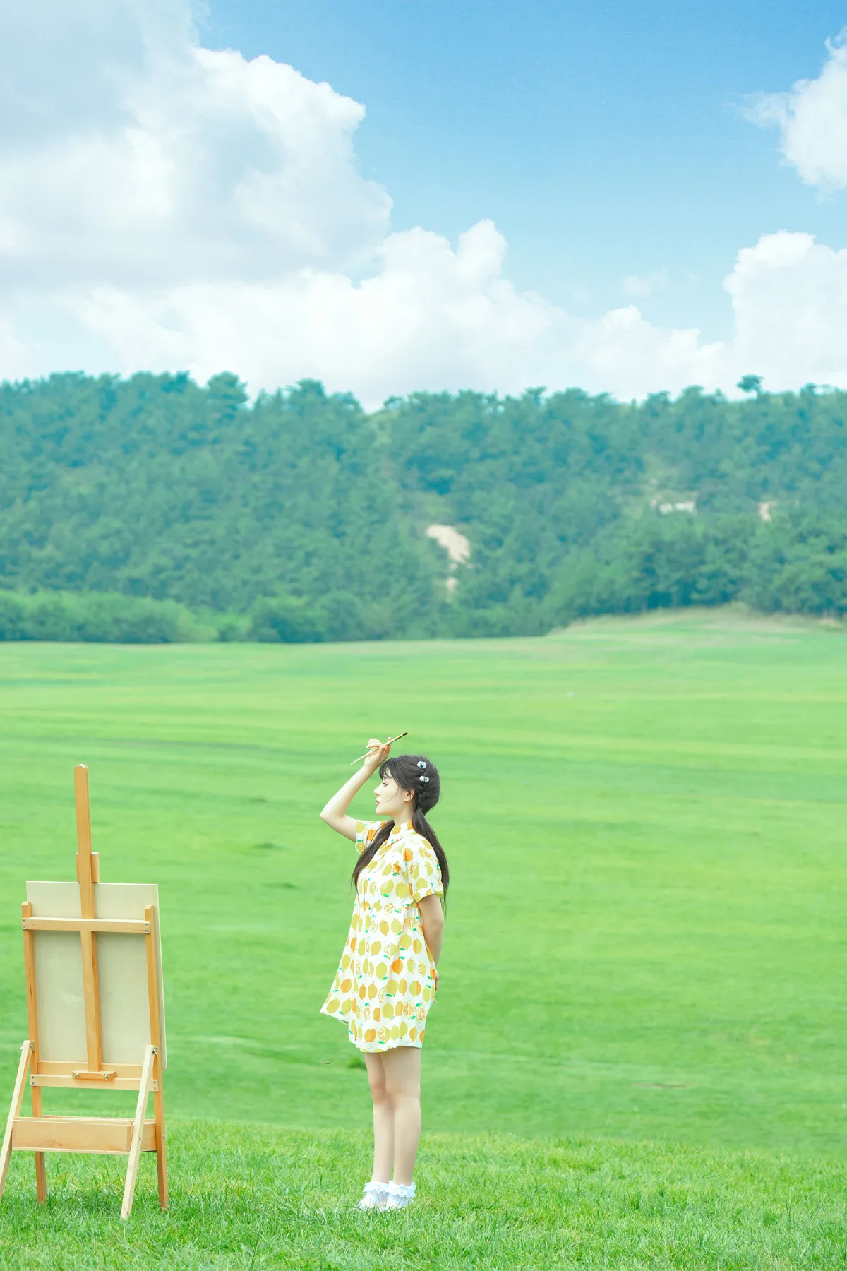 画画少女