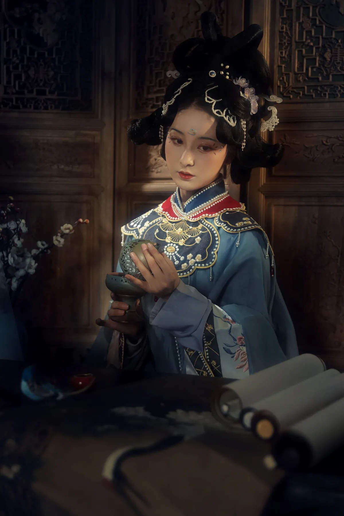 摄影师桐子_莺莺迟《十二星座之巨蟹座：闺秀》美图作品图片5