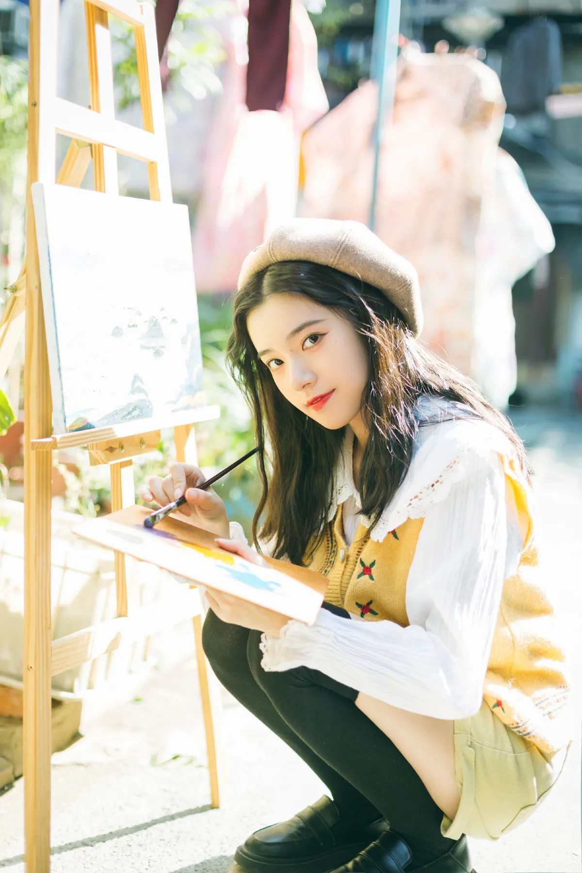 LLL_Lia__靜鏡婧《小小画家》美图作品图片5