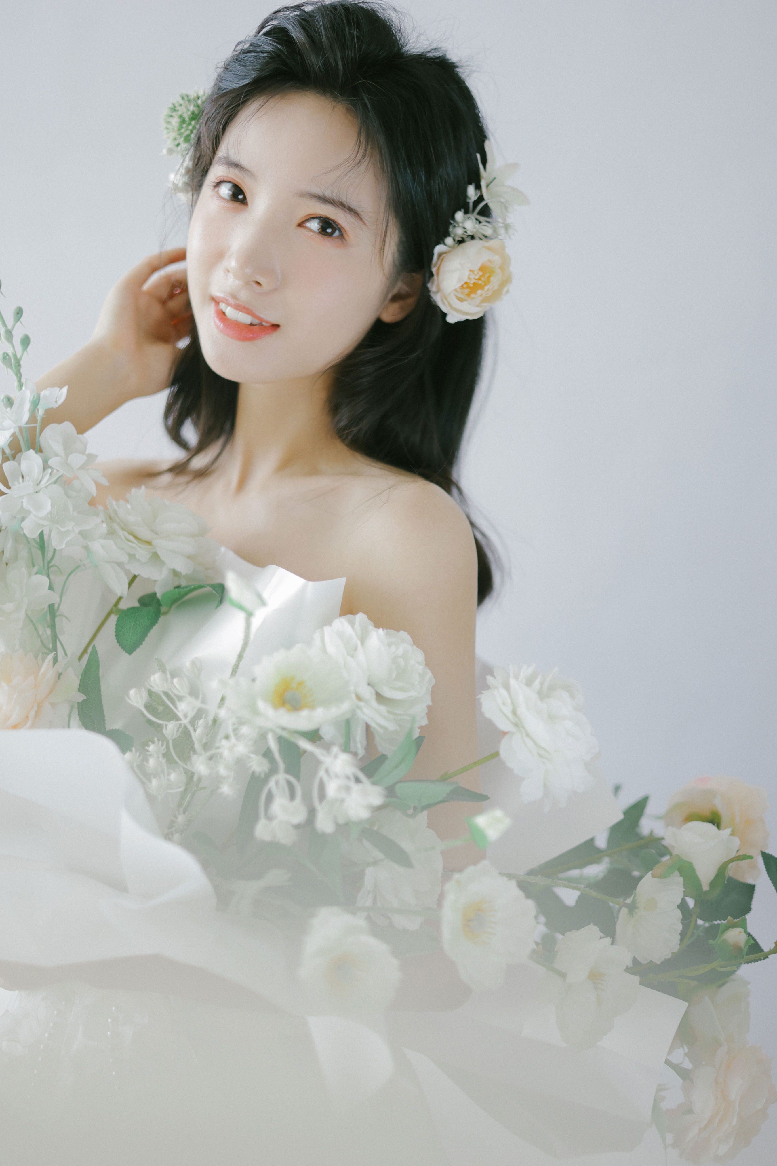 花束女孩