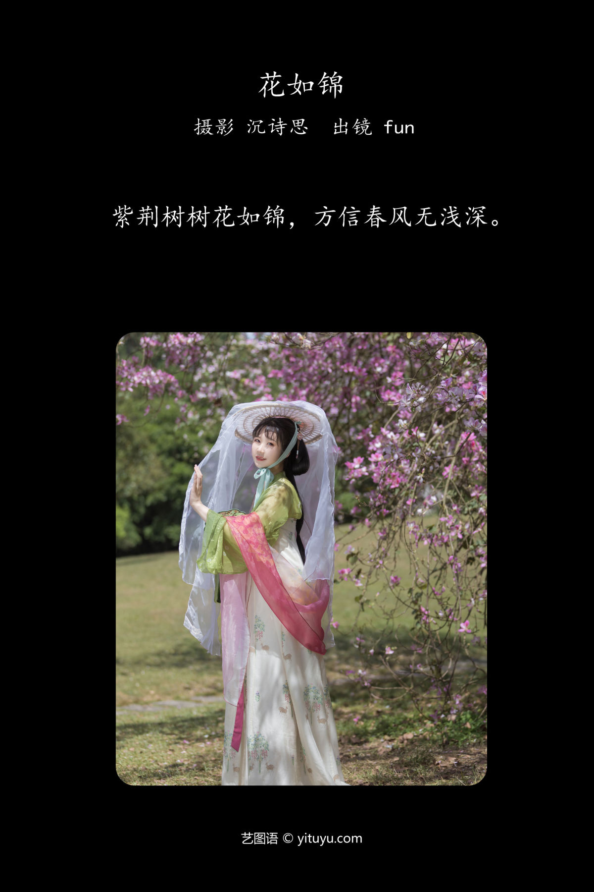 沉诗思_fun《花如锦》美图作品图片2