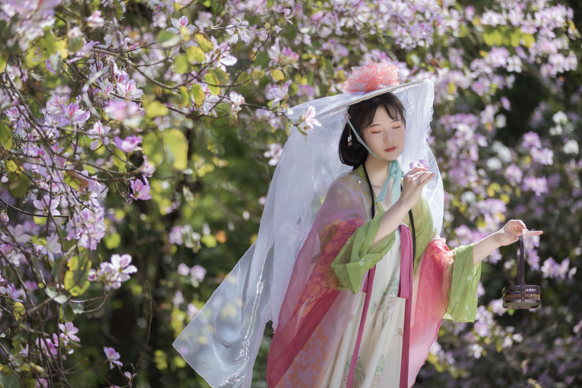 沉诗思_fun《花如锦》美图作品图片2