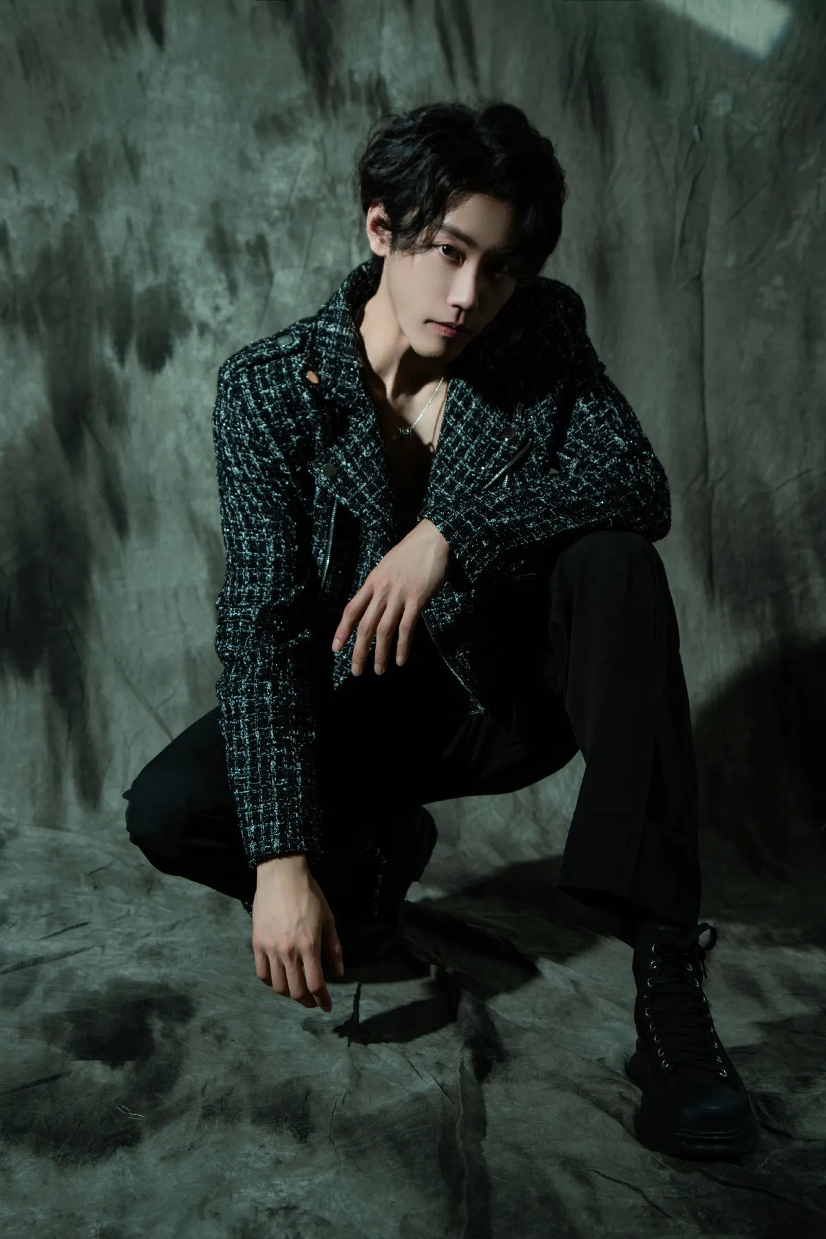 光影与男孩