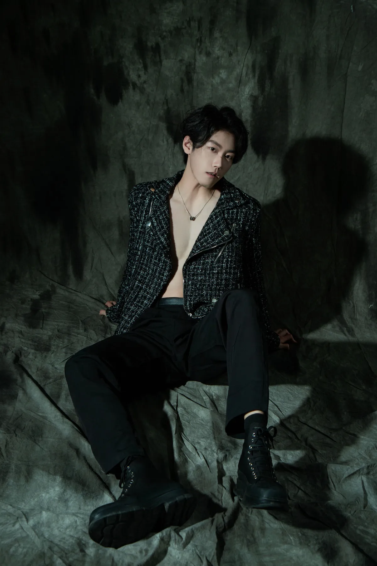 光影与男孩