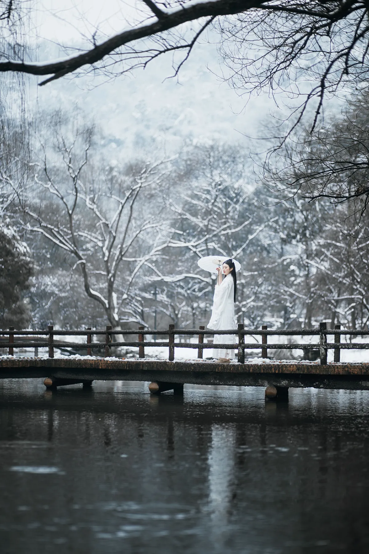 摄影米若_雨琪《雪女》美图作品图片3