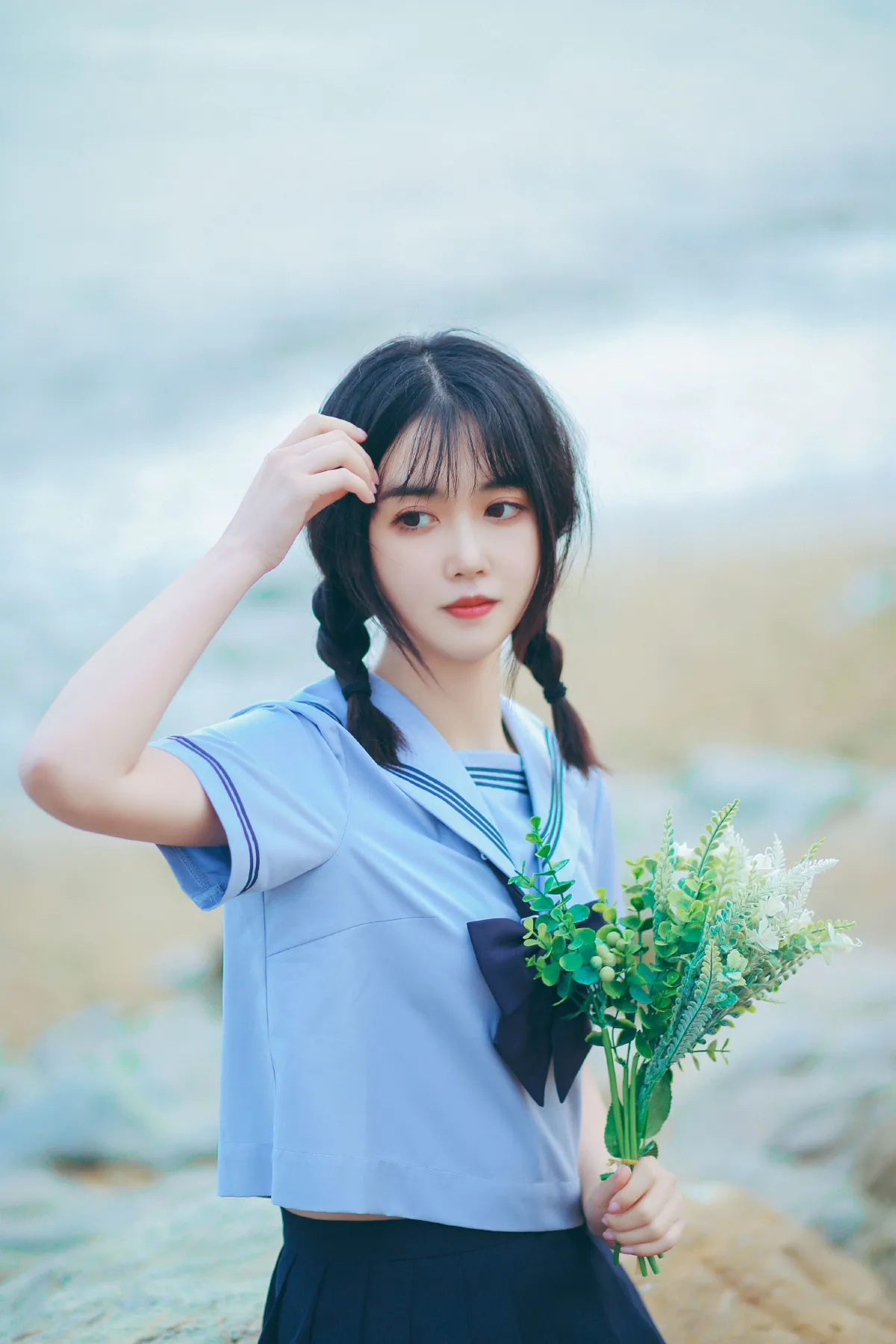夏日海边的少女1